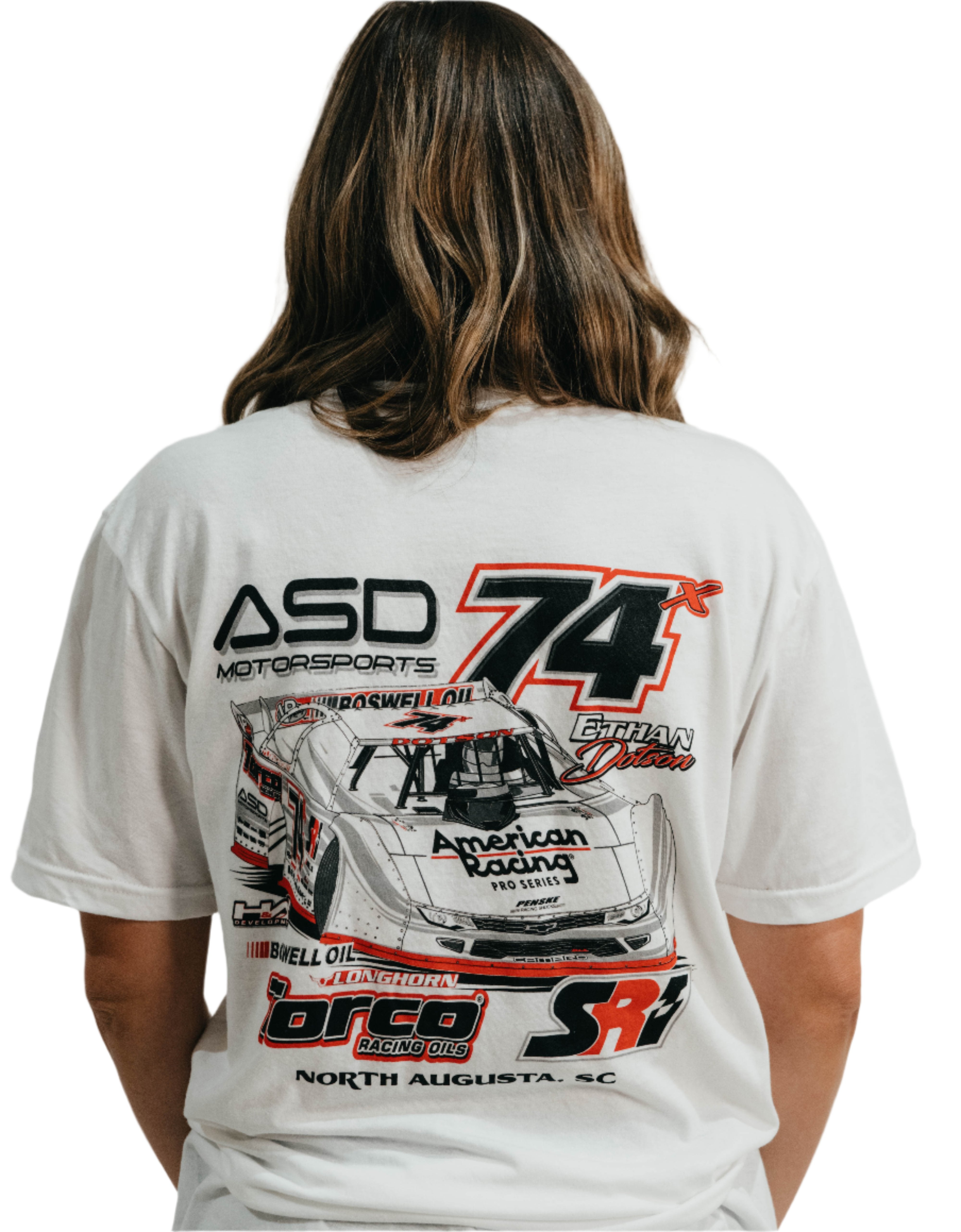 ASD-Ethan Dotson White Team Tee