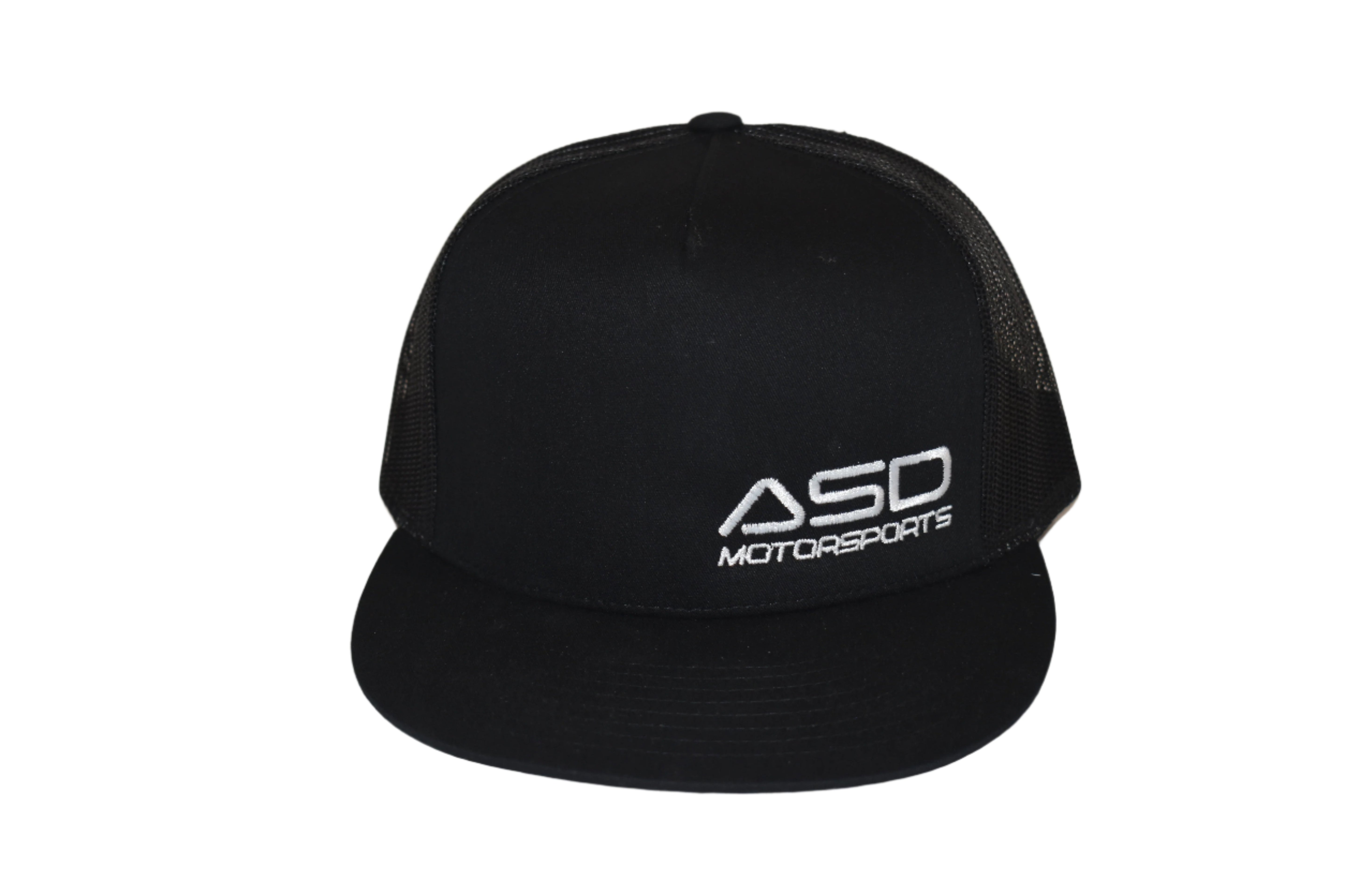 ASD Black Flat Bill Hat