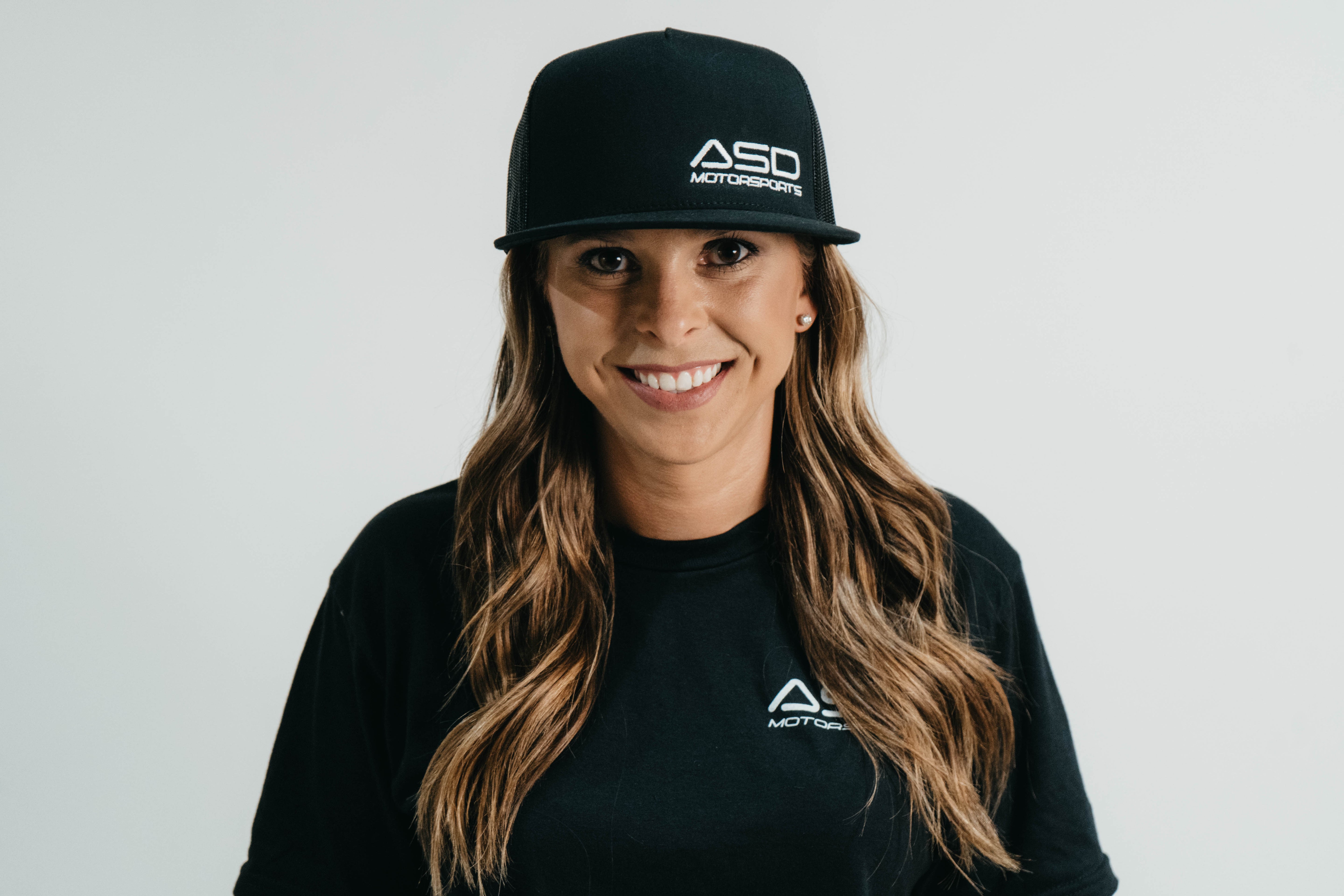 ASD Black Flat Bill Hat