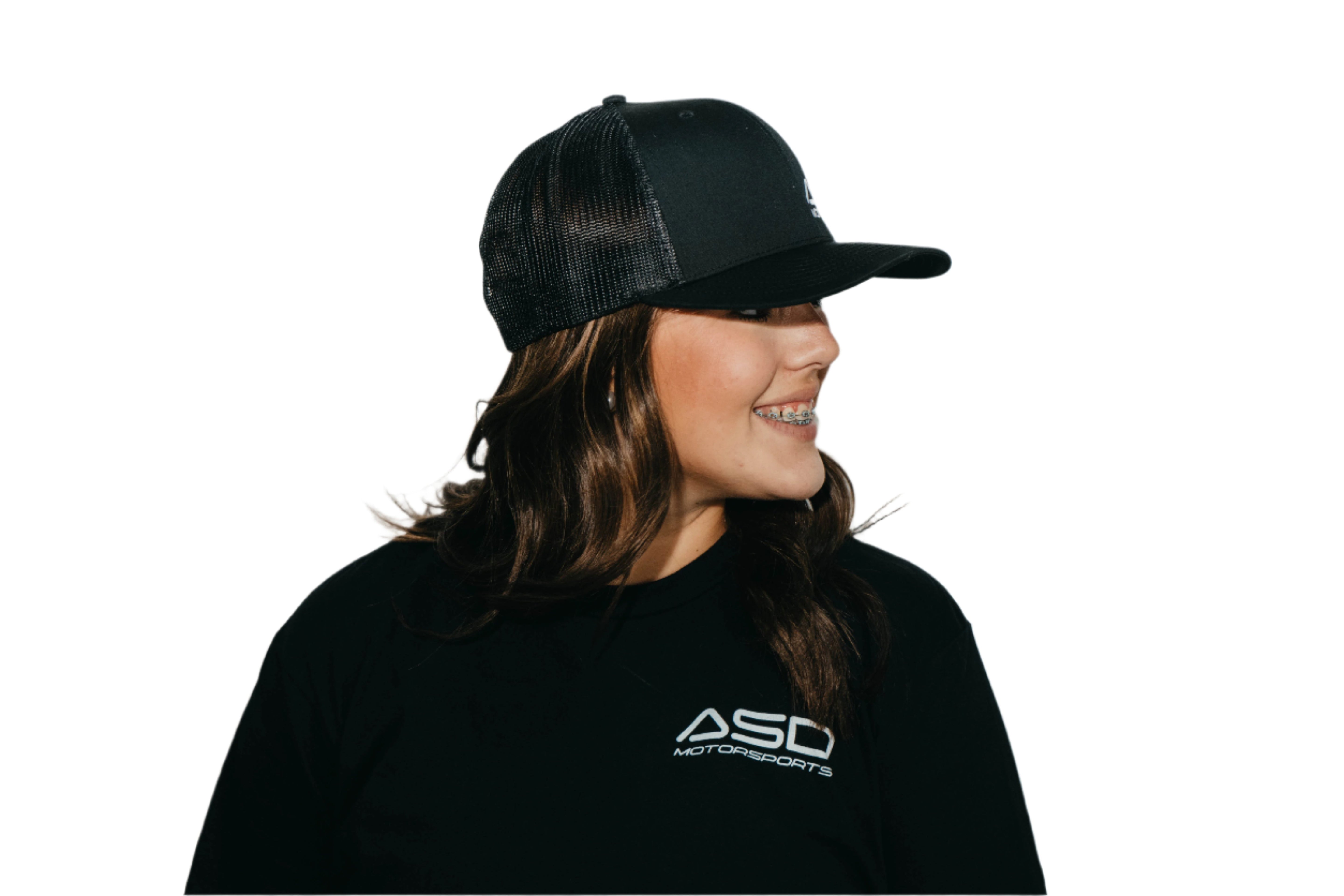 ASD Black Mesh Back Hat