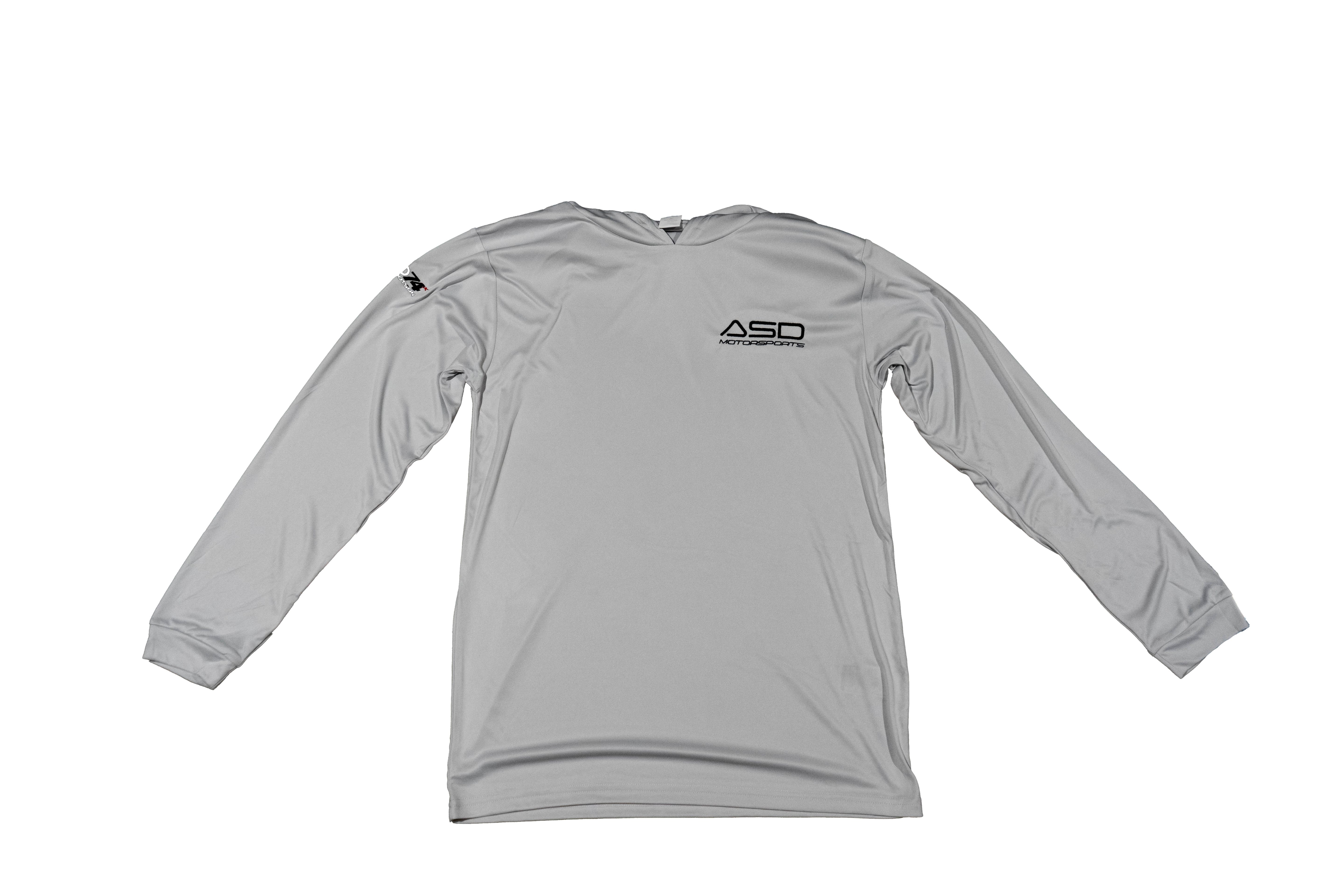 Lightweight performance Hoodie light gray