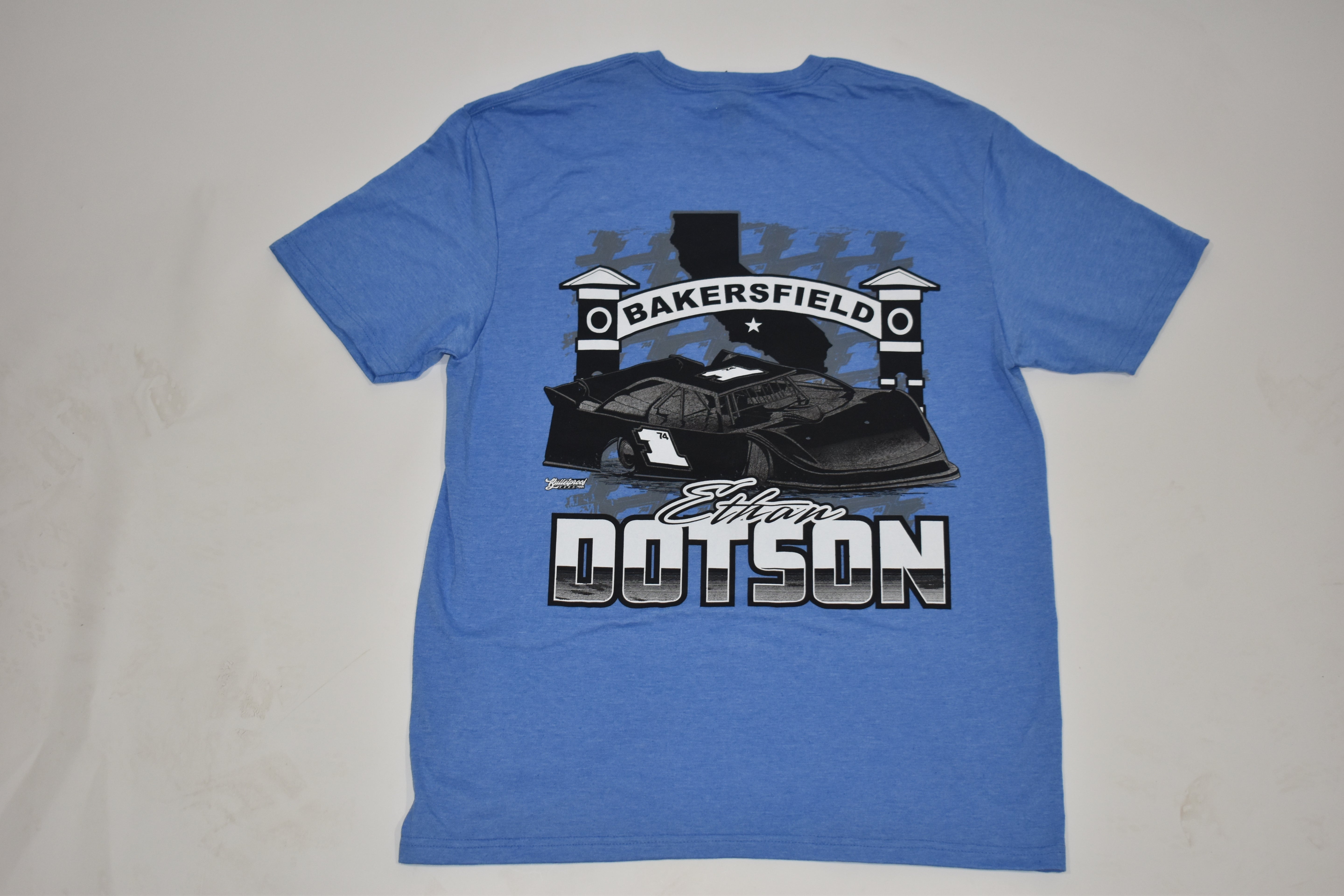 Ethan Dotson Blue Bakersfield Tee