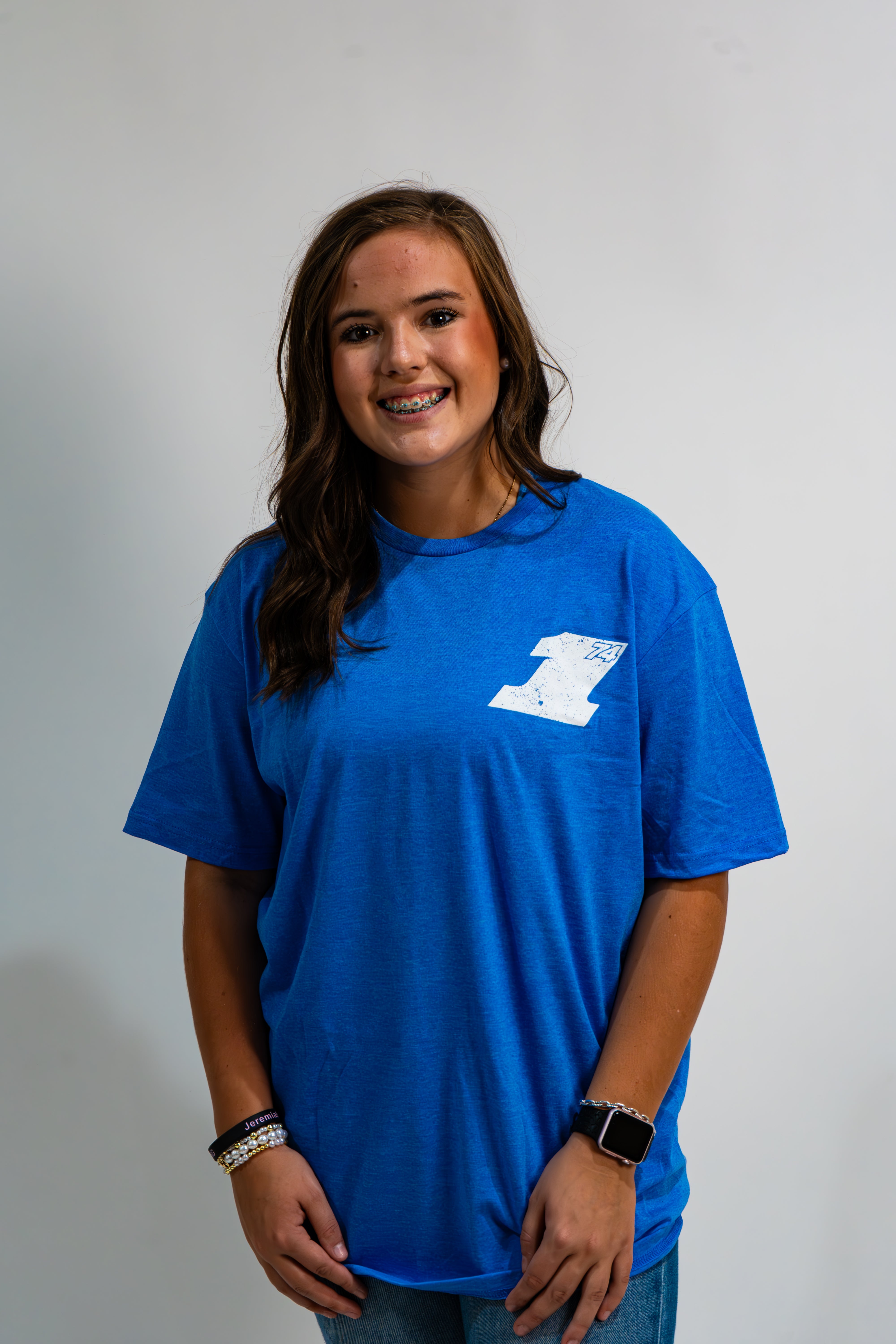 Ethan Dotson Blue Bakersfield Tee