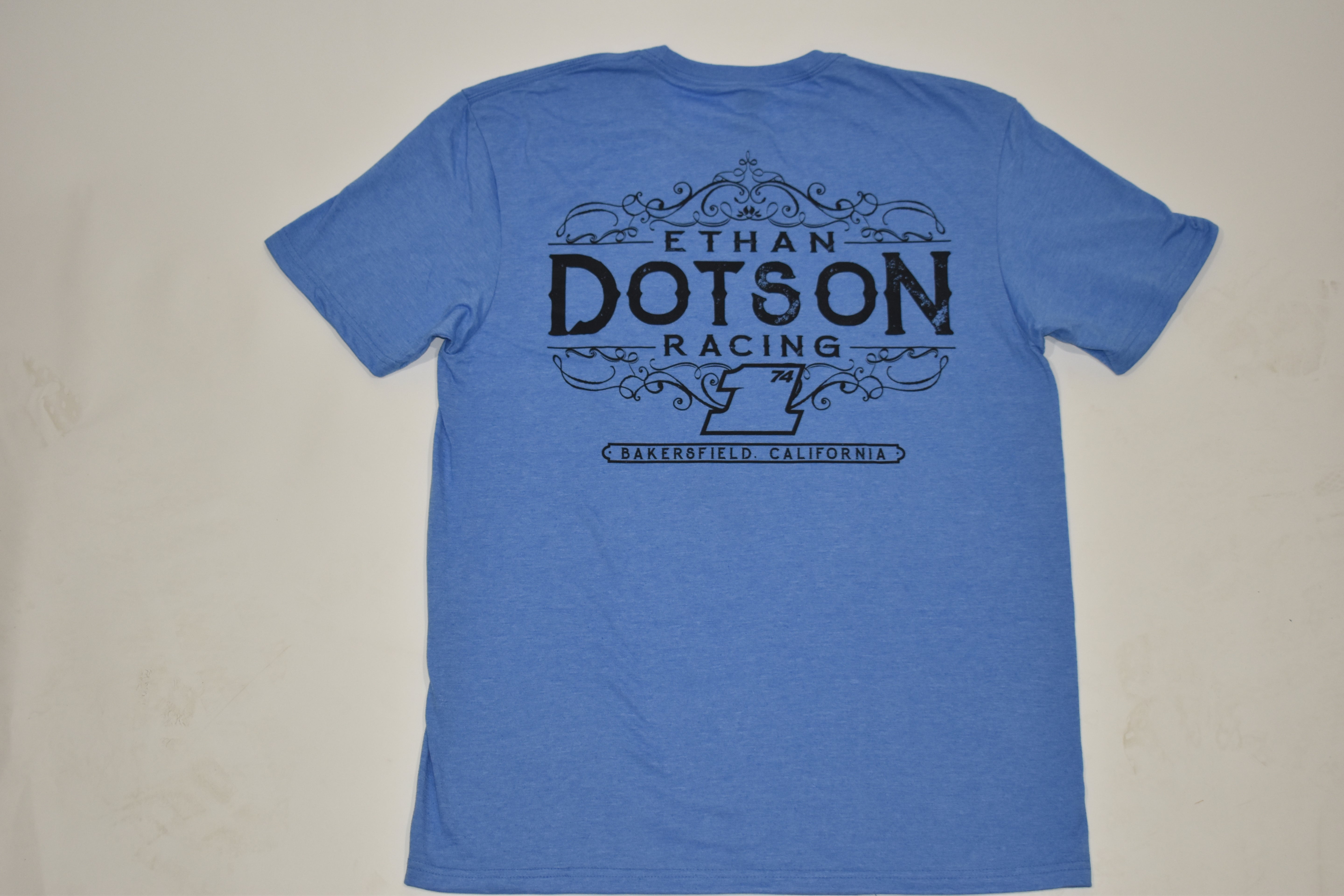 Ethan Dotson Blue Vintage Tee