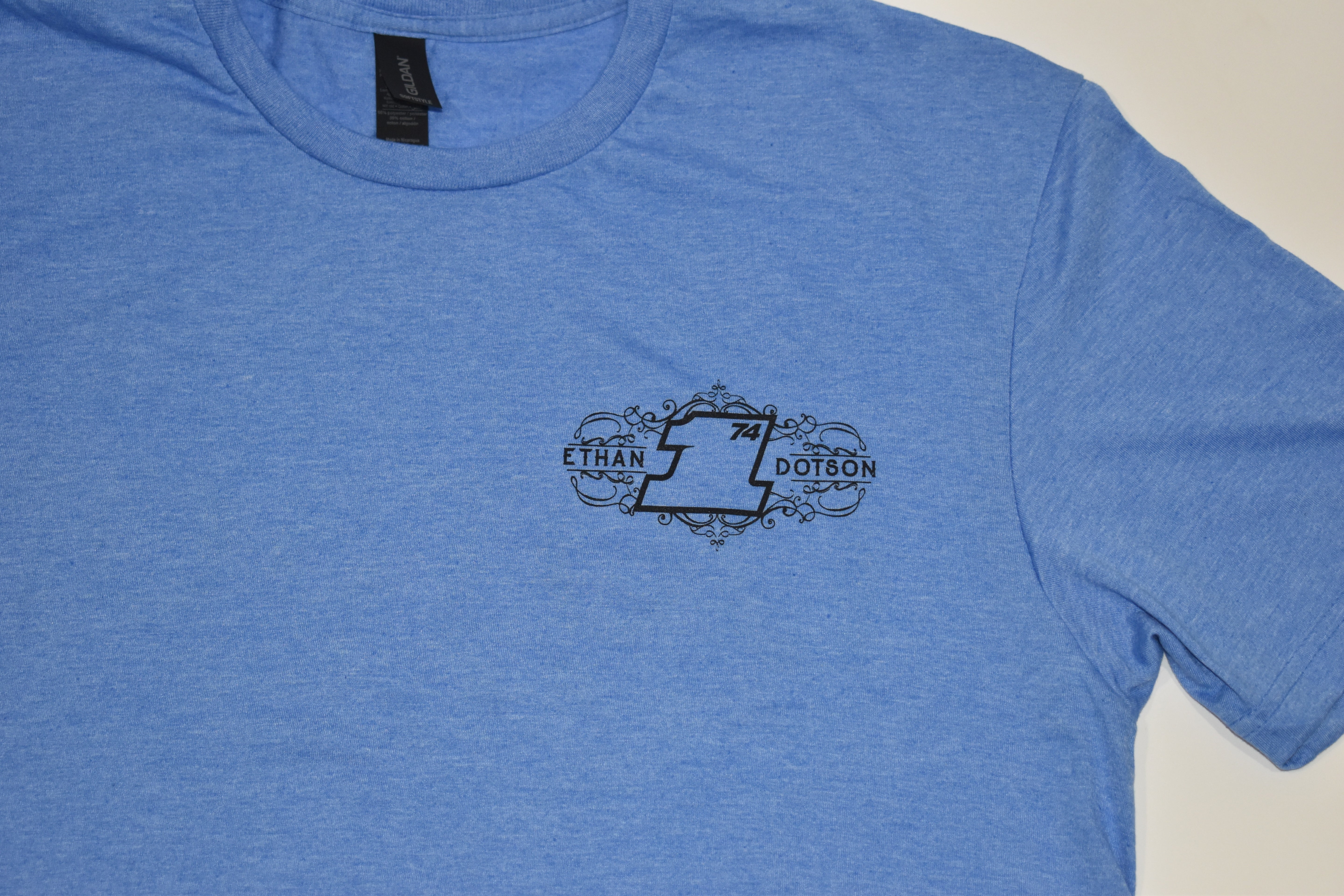 Ethan Dotson Blue Vintage Tee