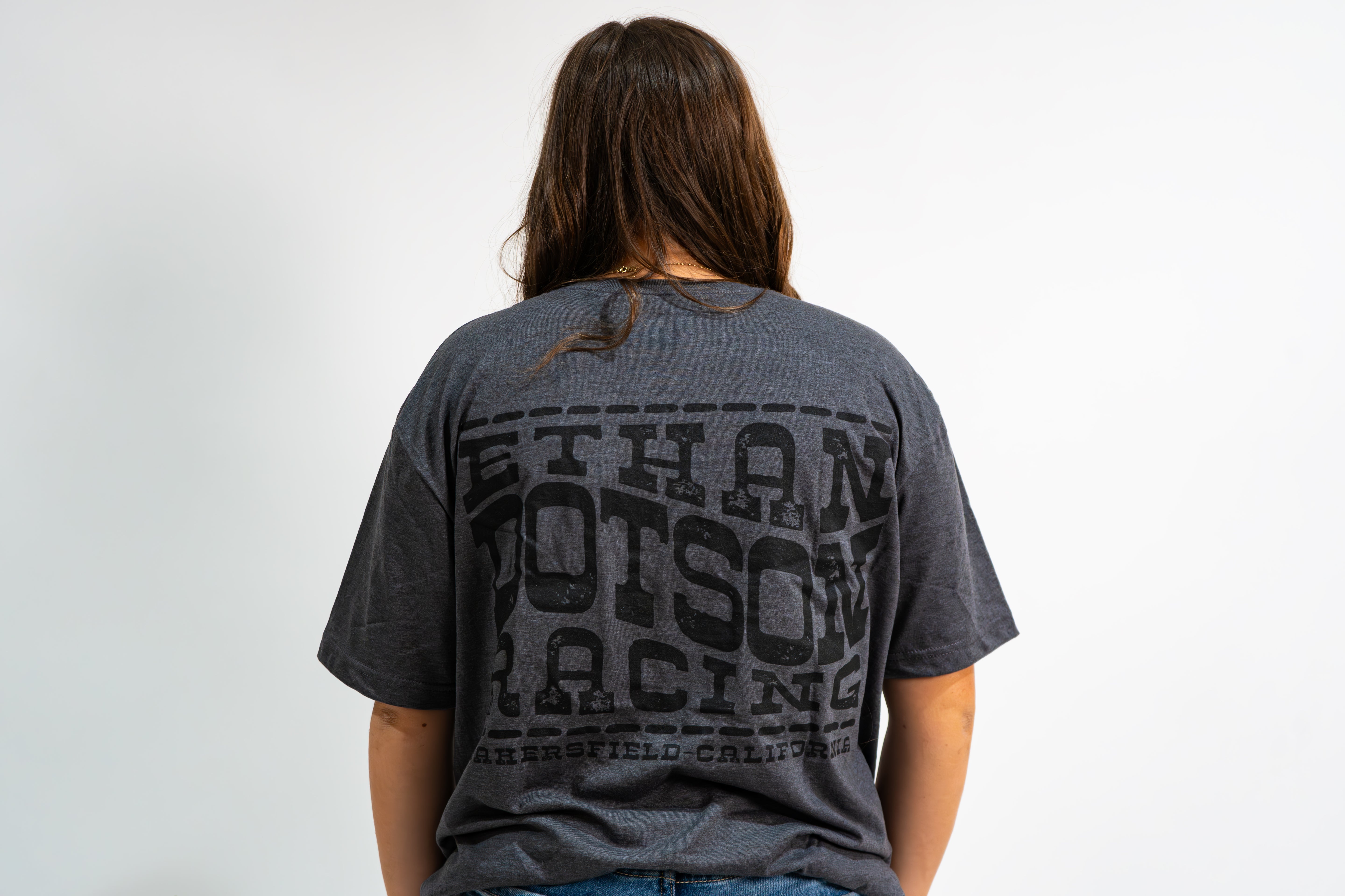 Ethan Dotson Dark Gray Western Tee