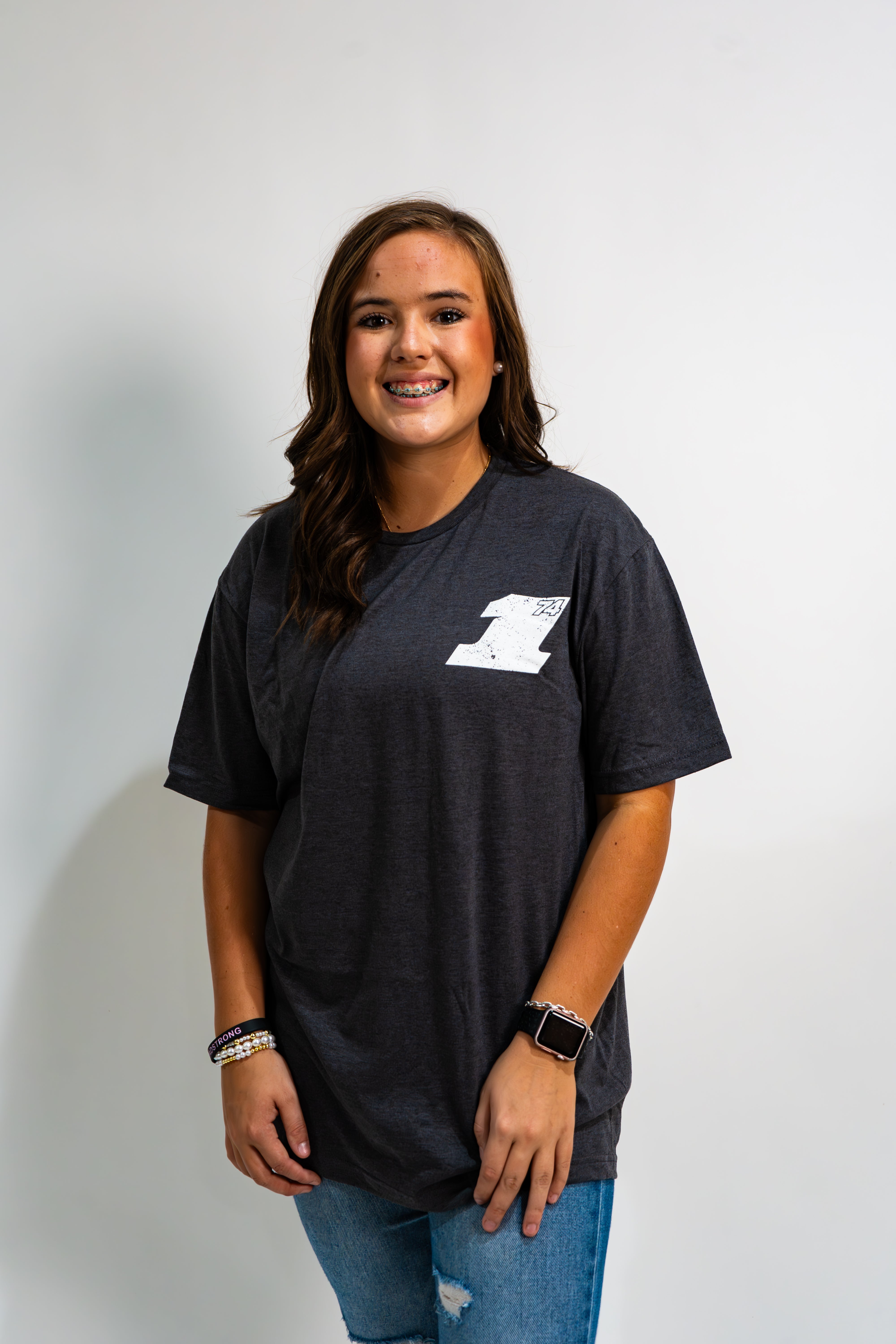 Ethan Dotson Gray Bakersfield Tee