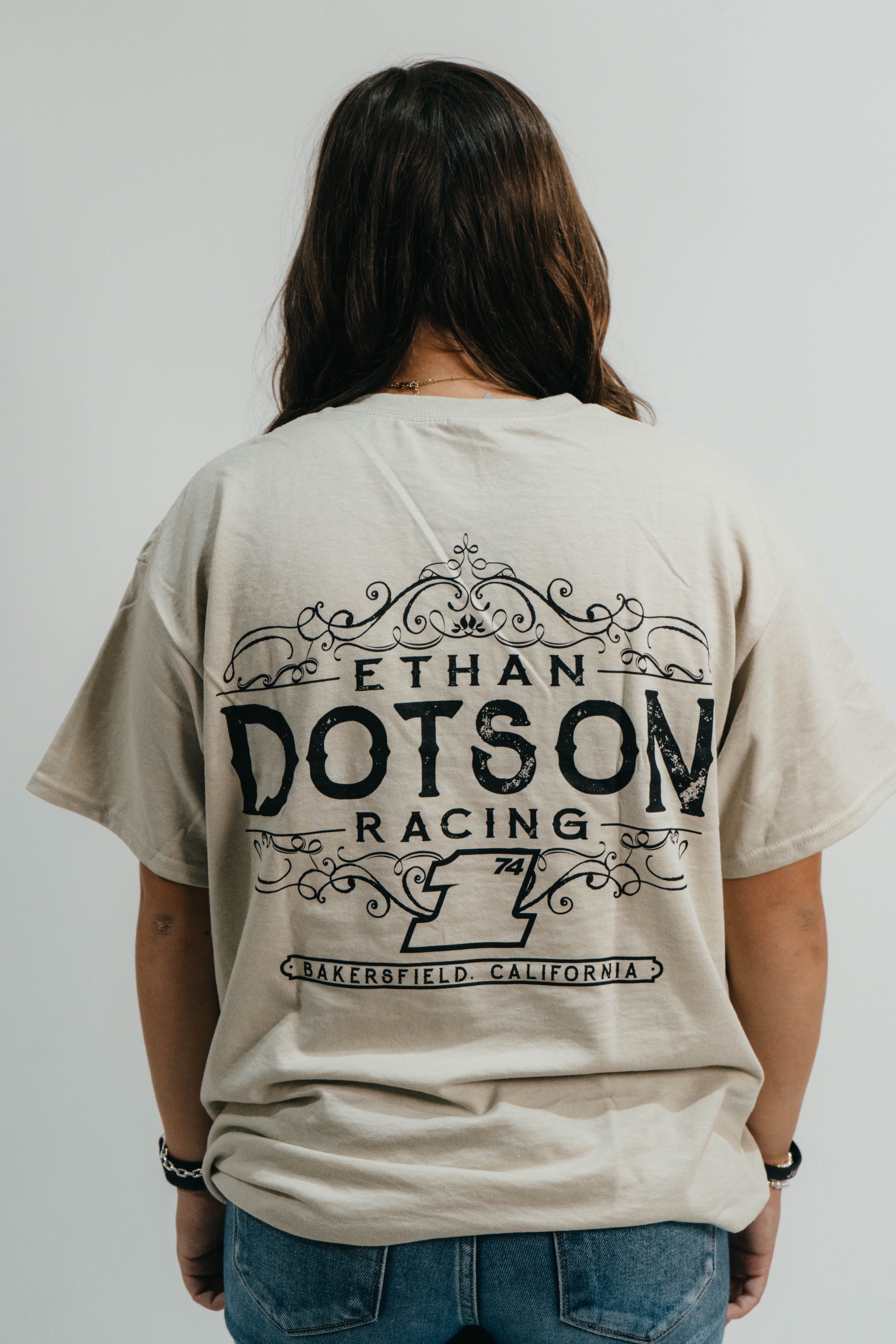 Ethan Dotson Tan Vintage Tee
