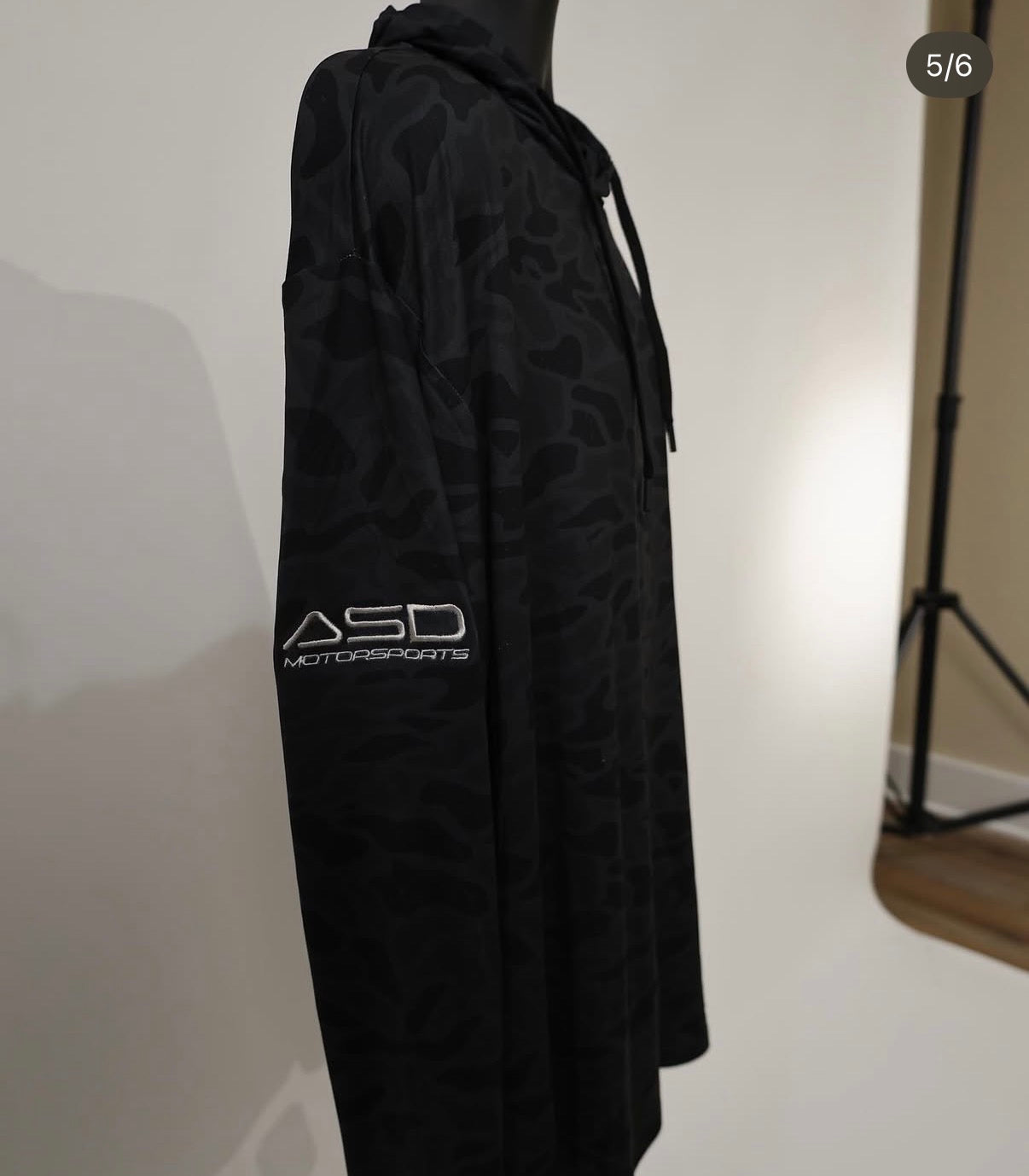Burlebo Performance Hoodie - Black Camo