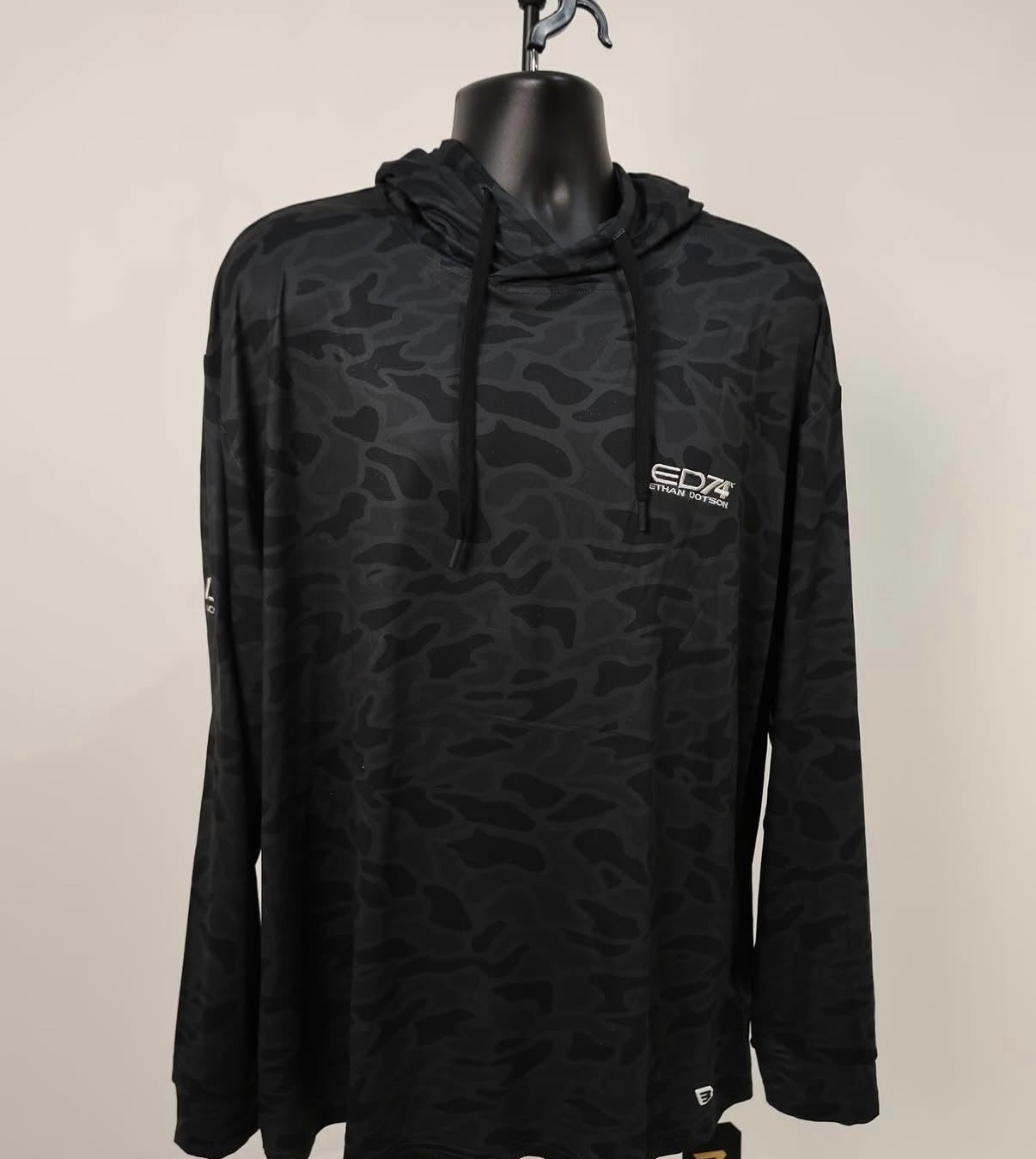 Burlebo Performance Hoodie - Black Camo