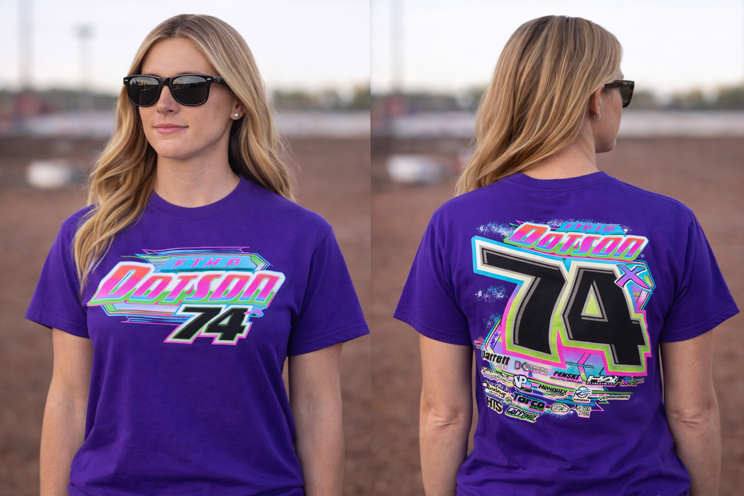 Purple 74x Tee