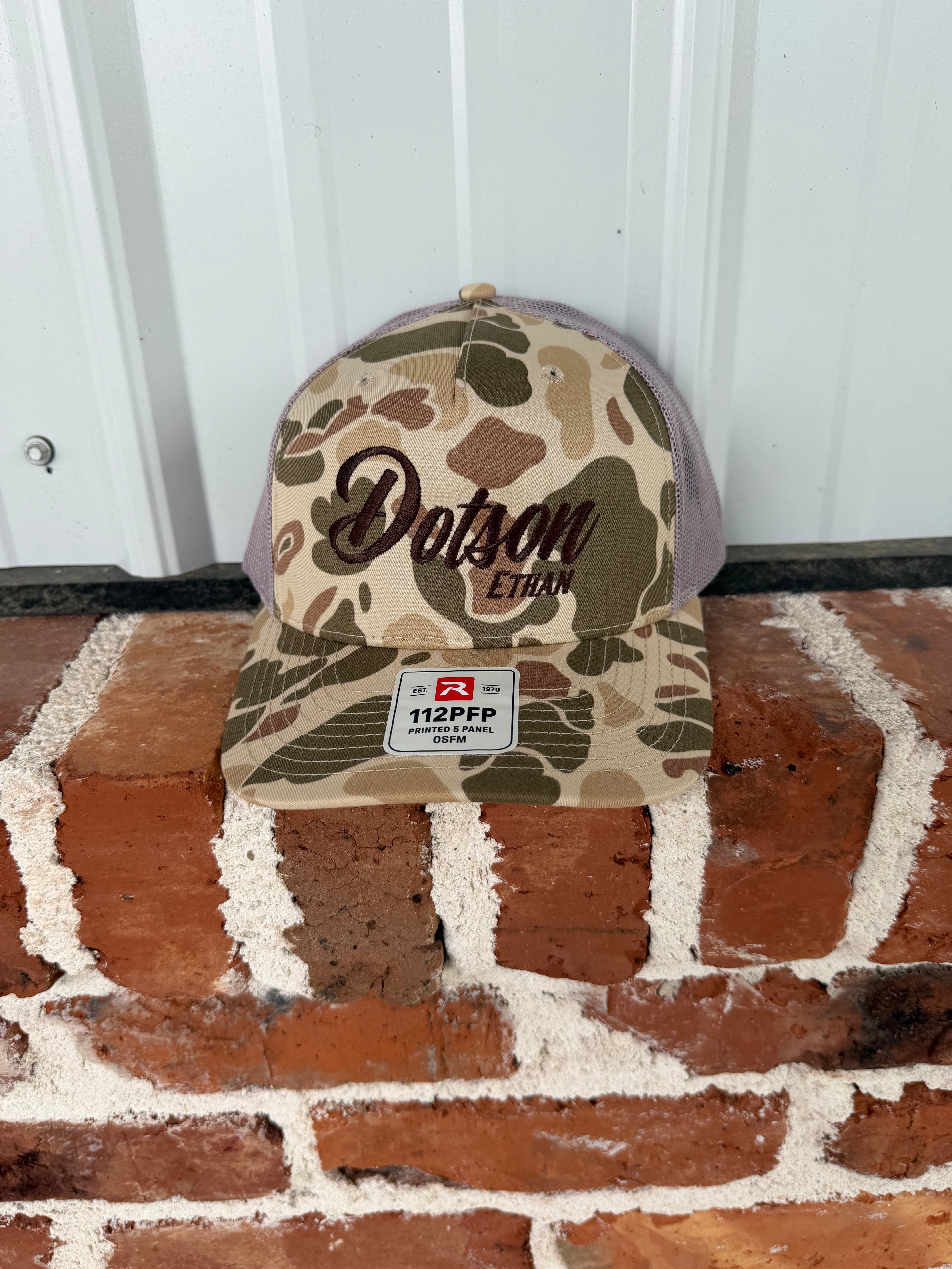 Camo Dotson hat