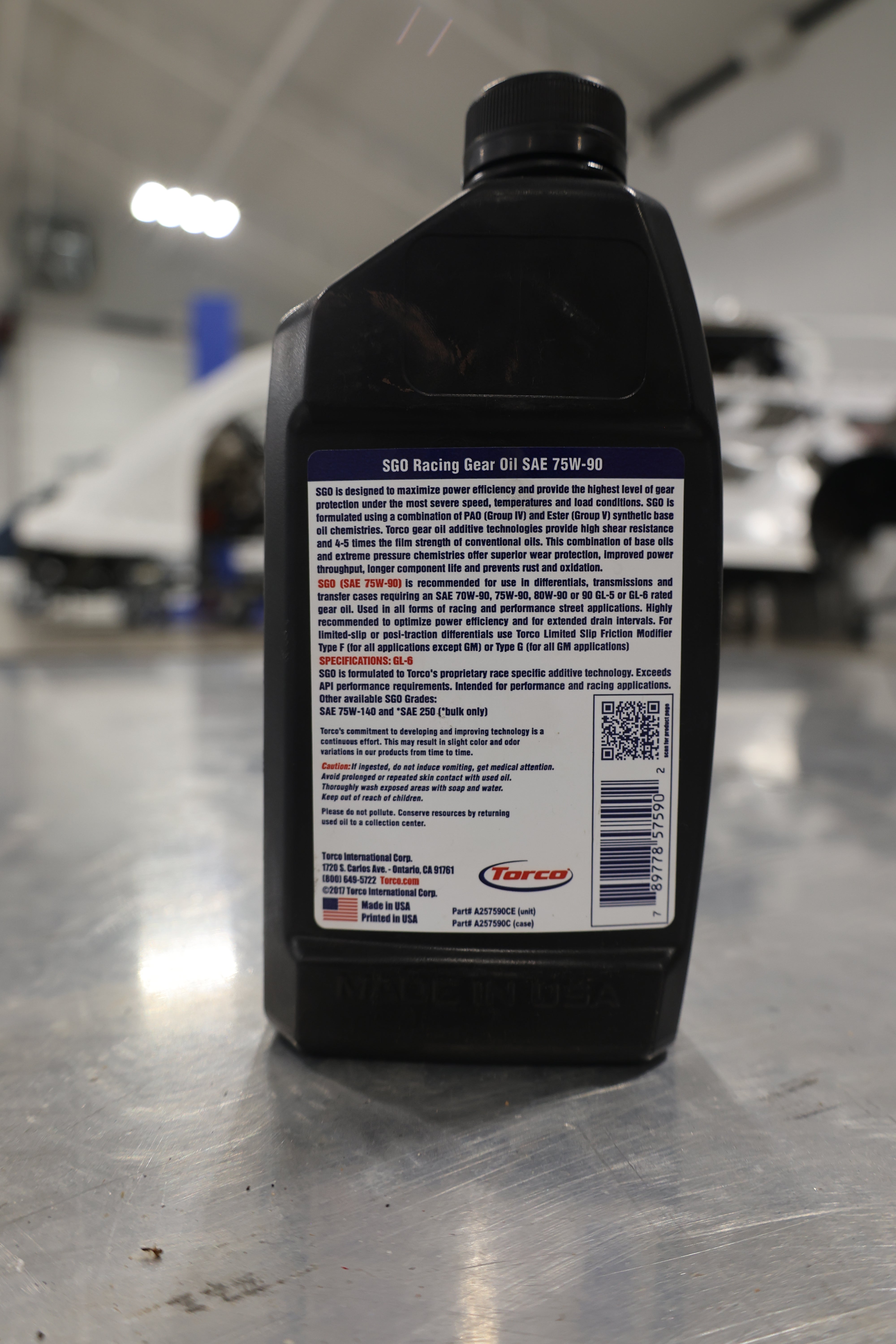 SGO Racing Gear Oil 75W-90