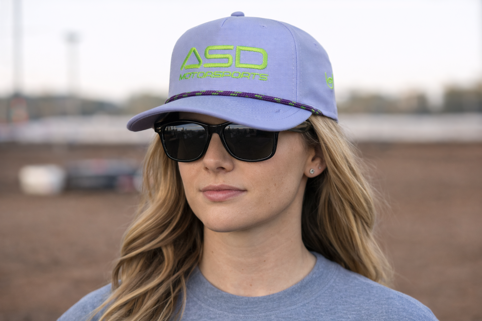 Purple & Green ASD SnapBack