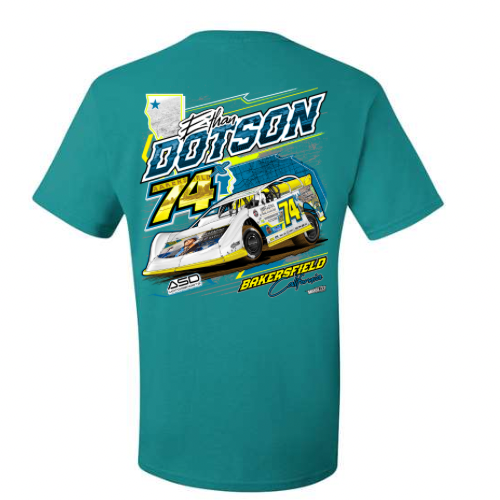 Teal World 100 Tee