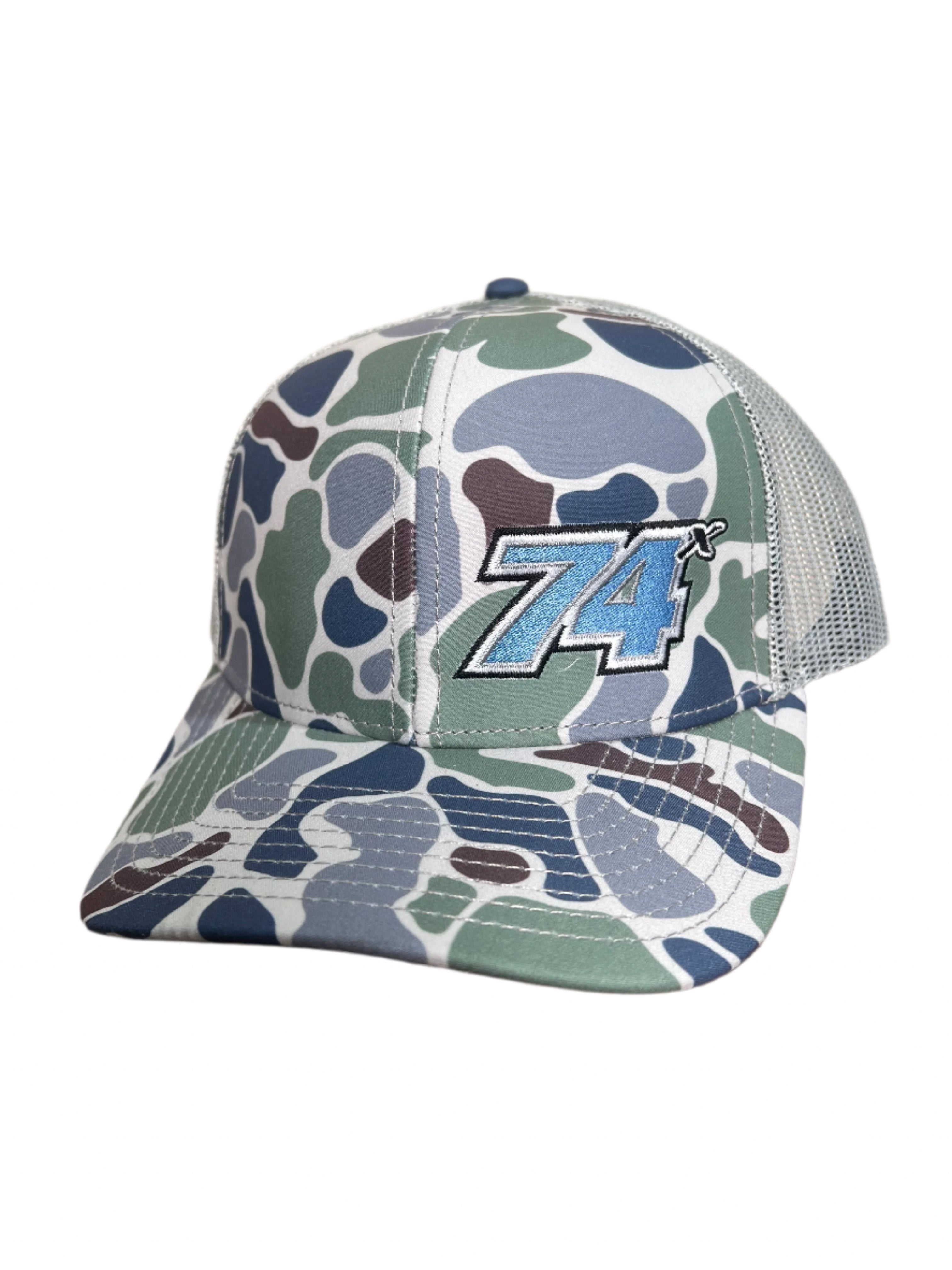 Camo Light Blue 74x