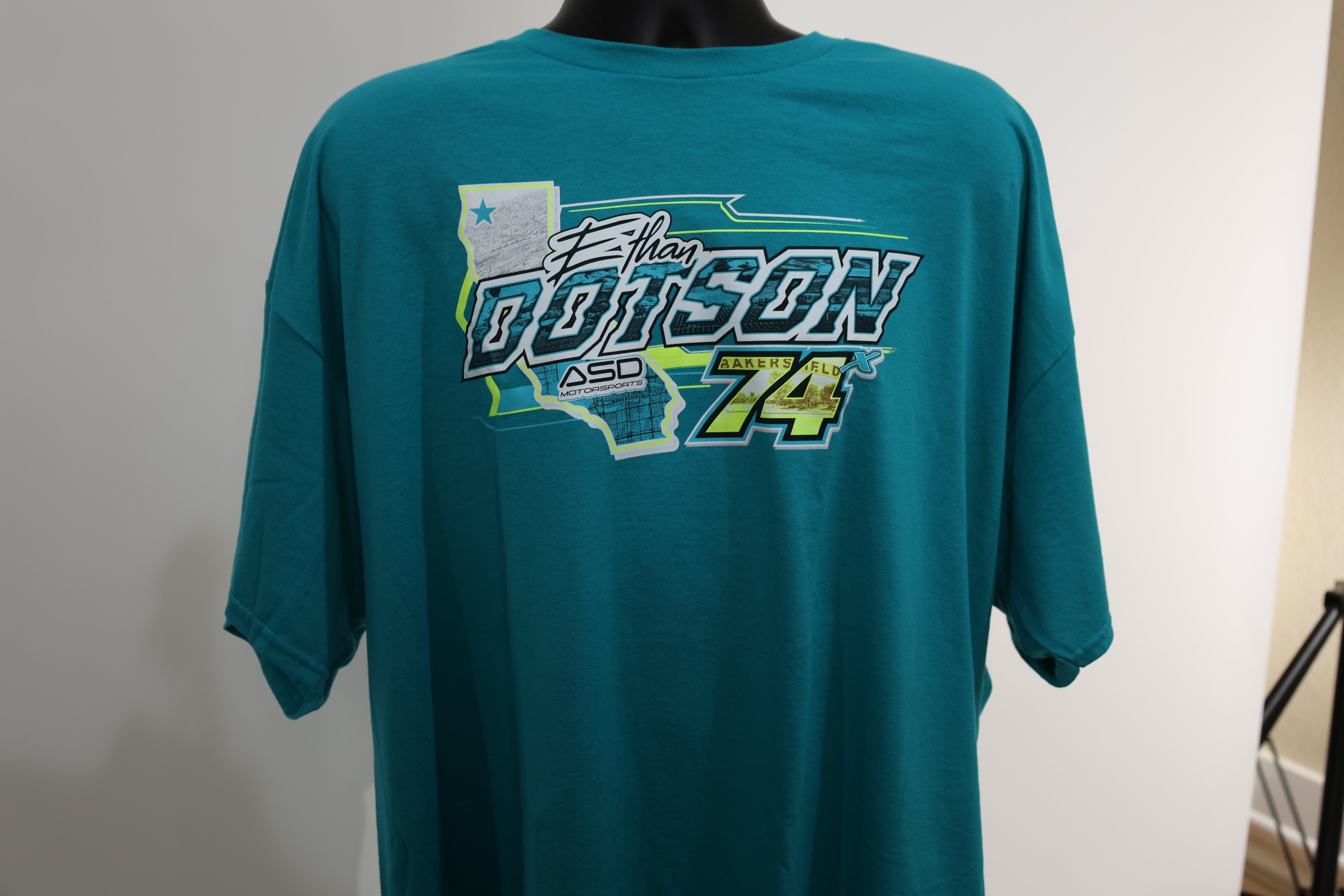 Teal World 100 Tee