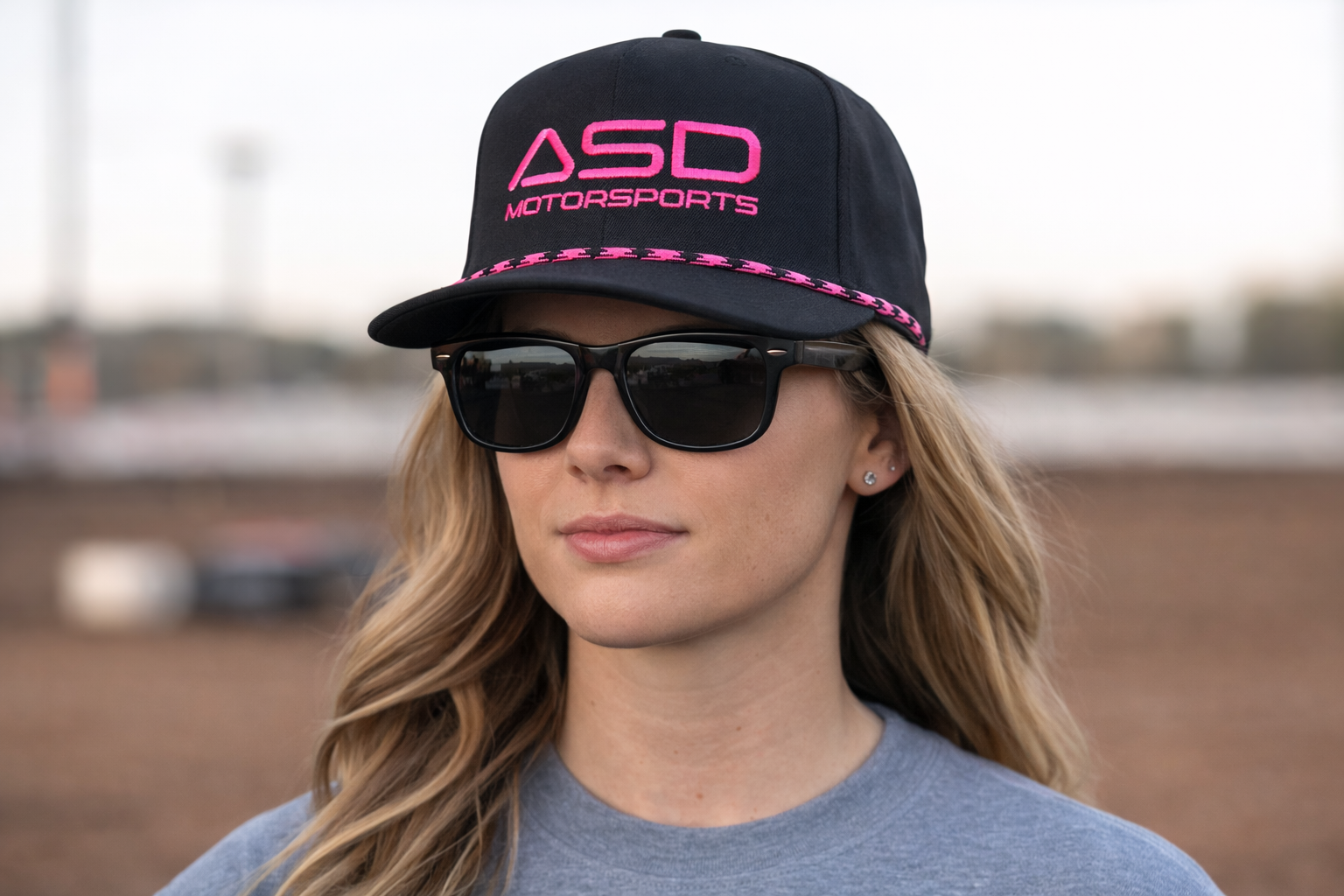 Pink & Black ASD SnapBack