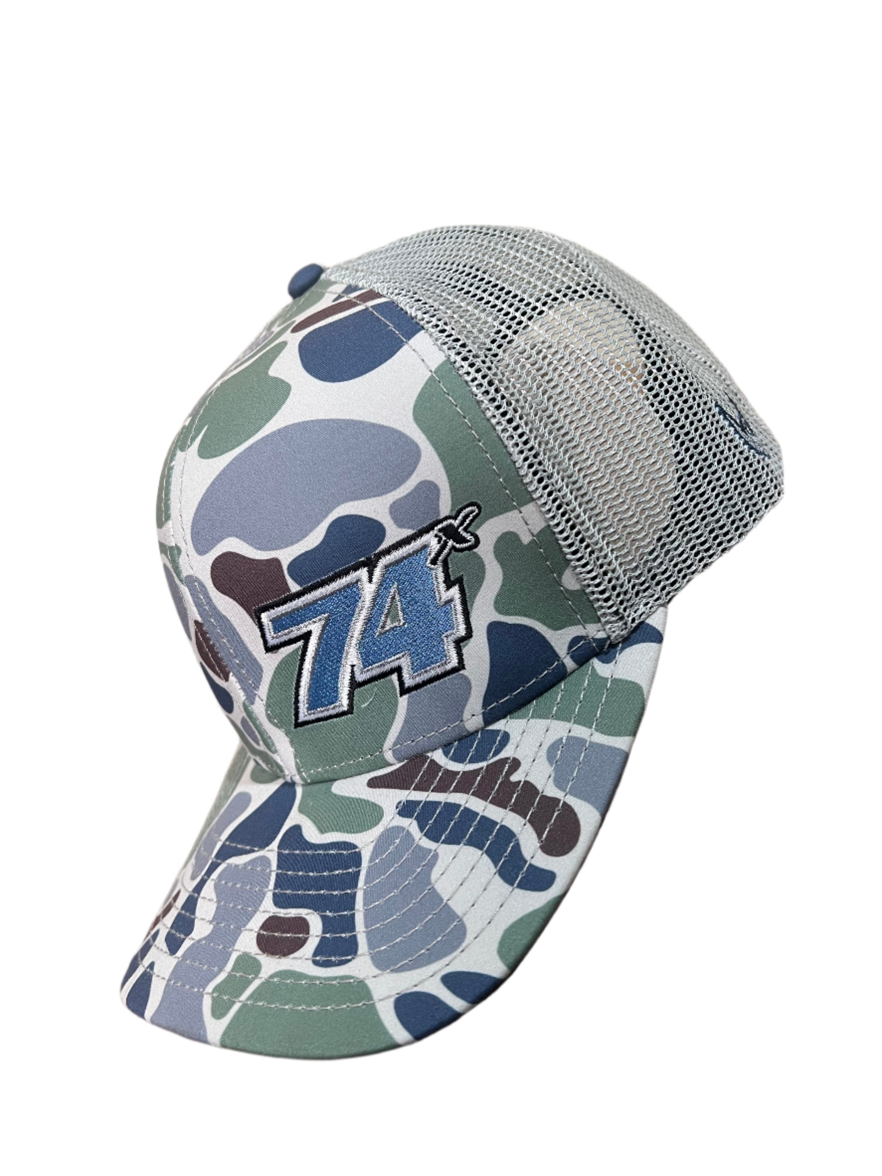 Camo Light Blue 74x