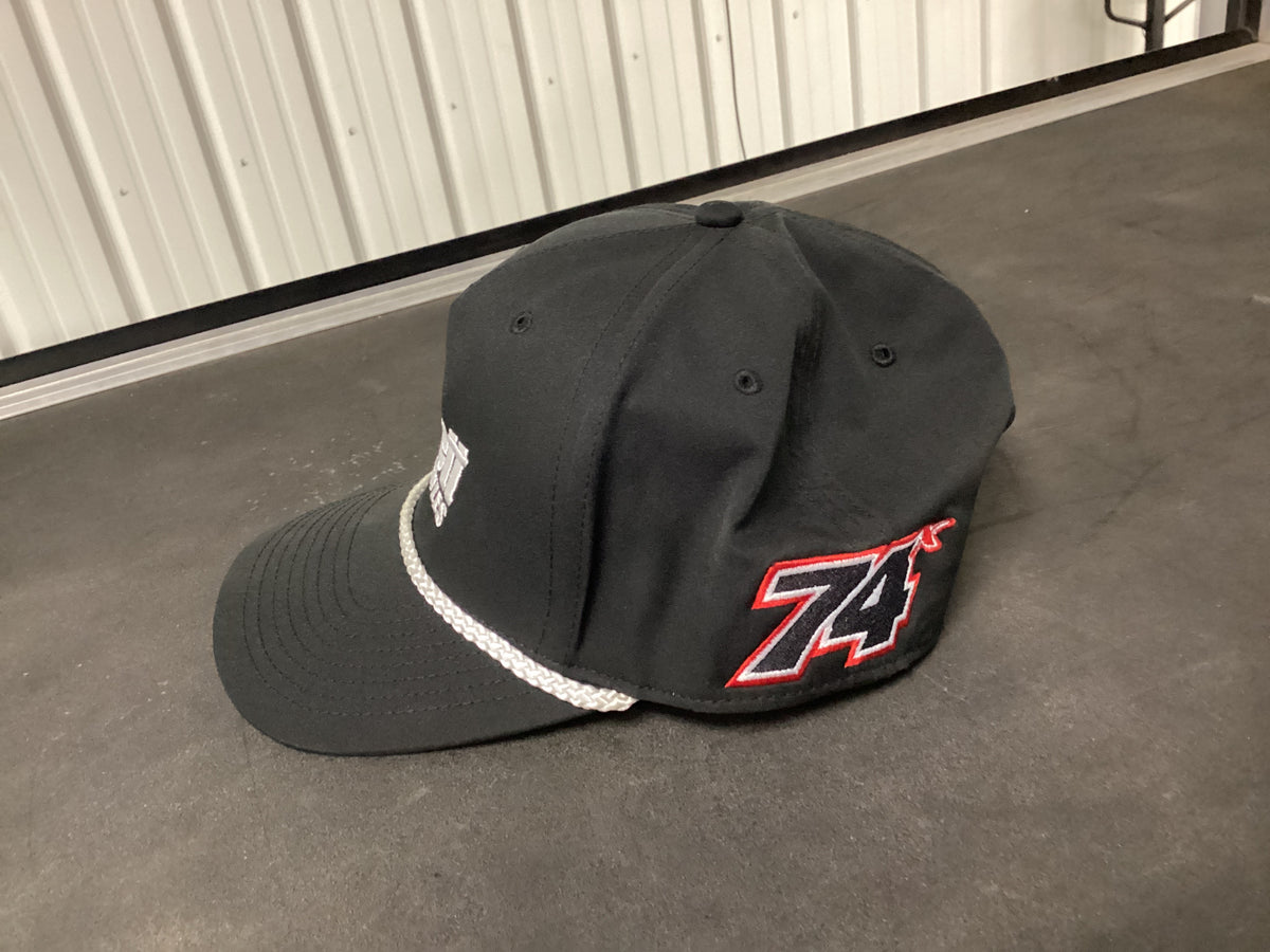 Black Jarret riffles rope hat
