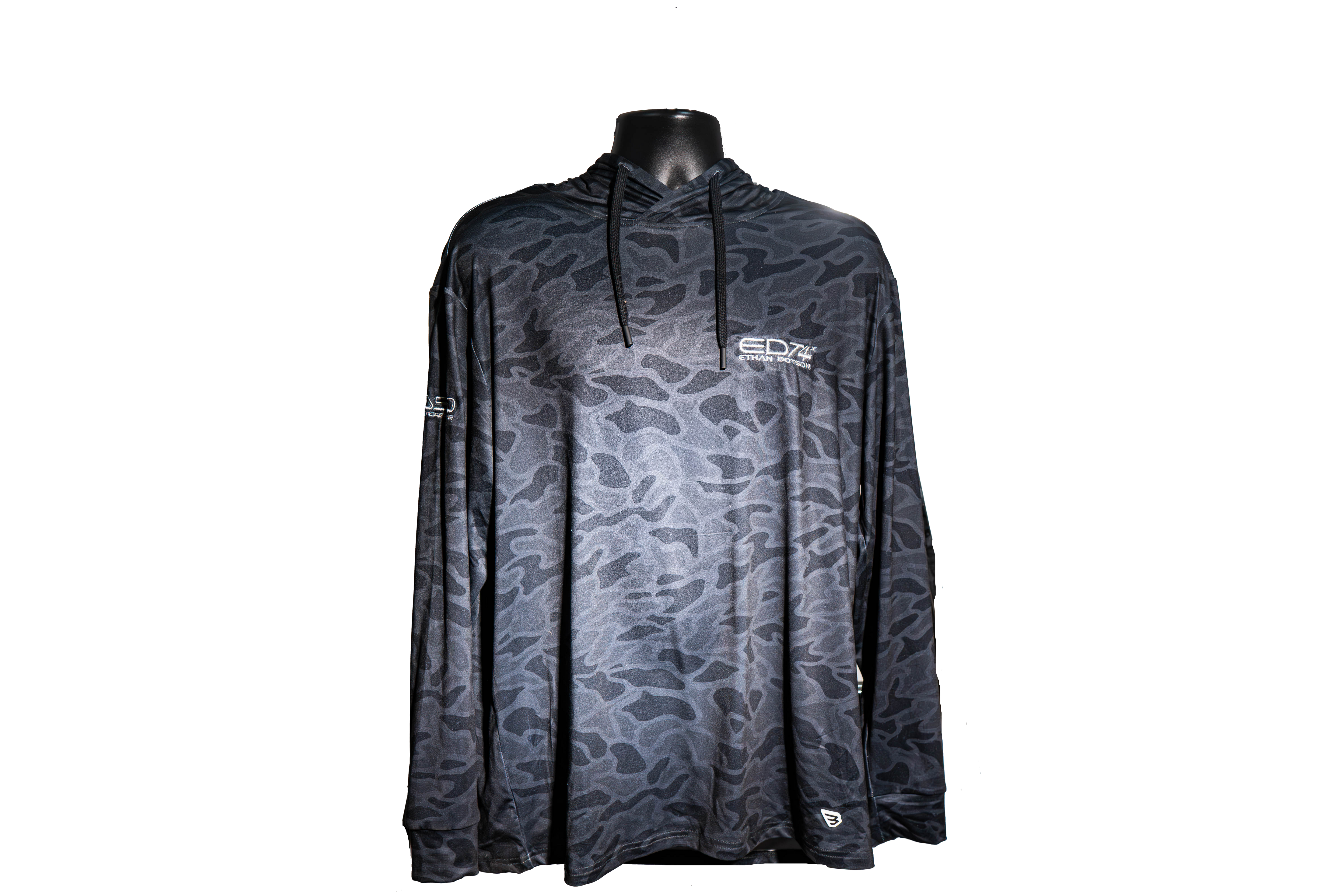 Burlebo Performance Hoodie - Black Camo