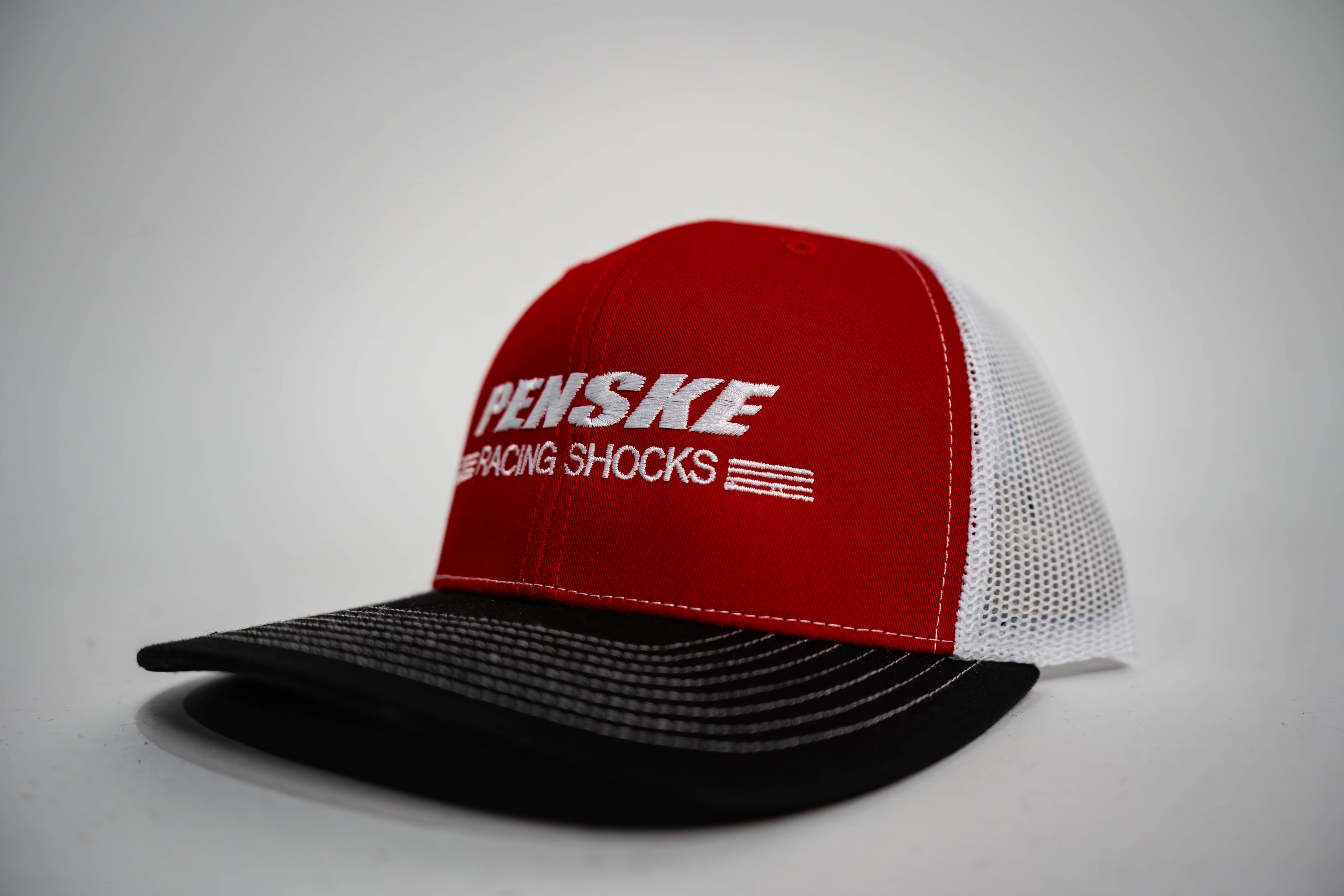 Penske Red, White, and Black Snapback Hat
