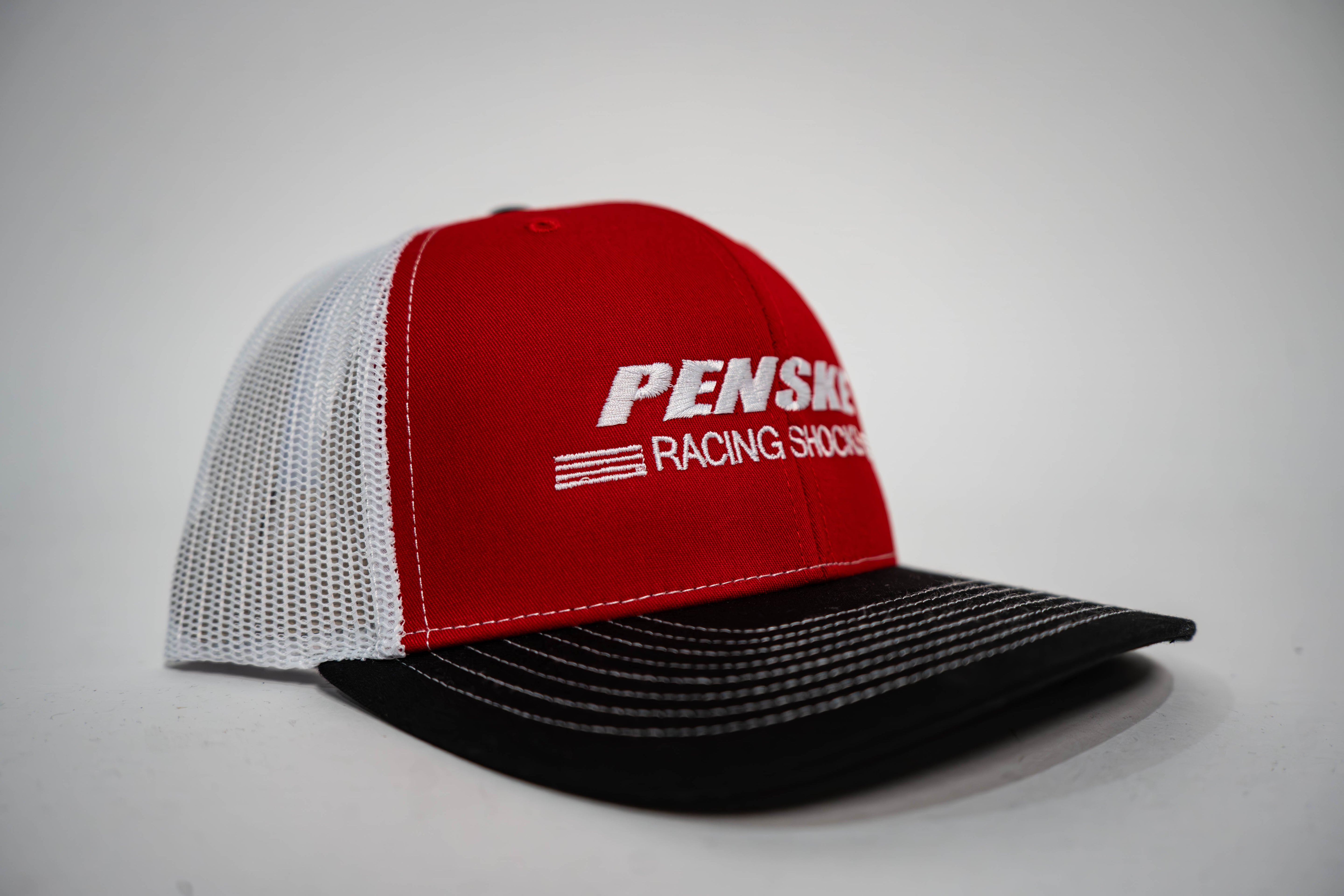 Penske Red, White, and Black Snapback Hat
