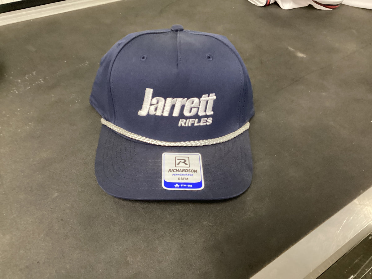 Navy Jarret riffles rope hat