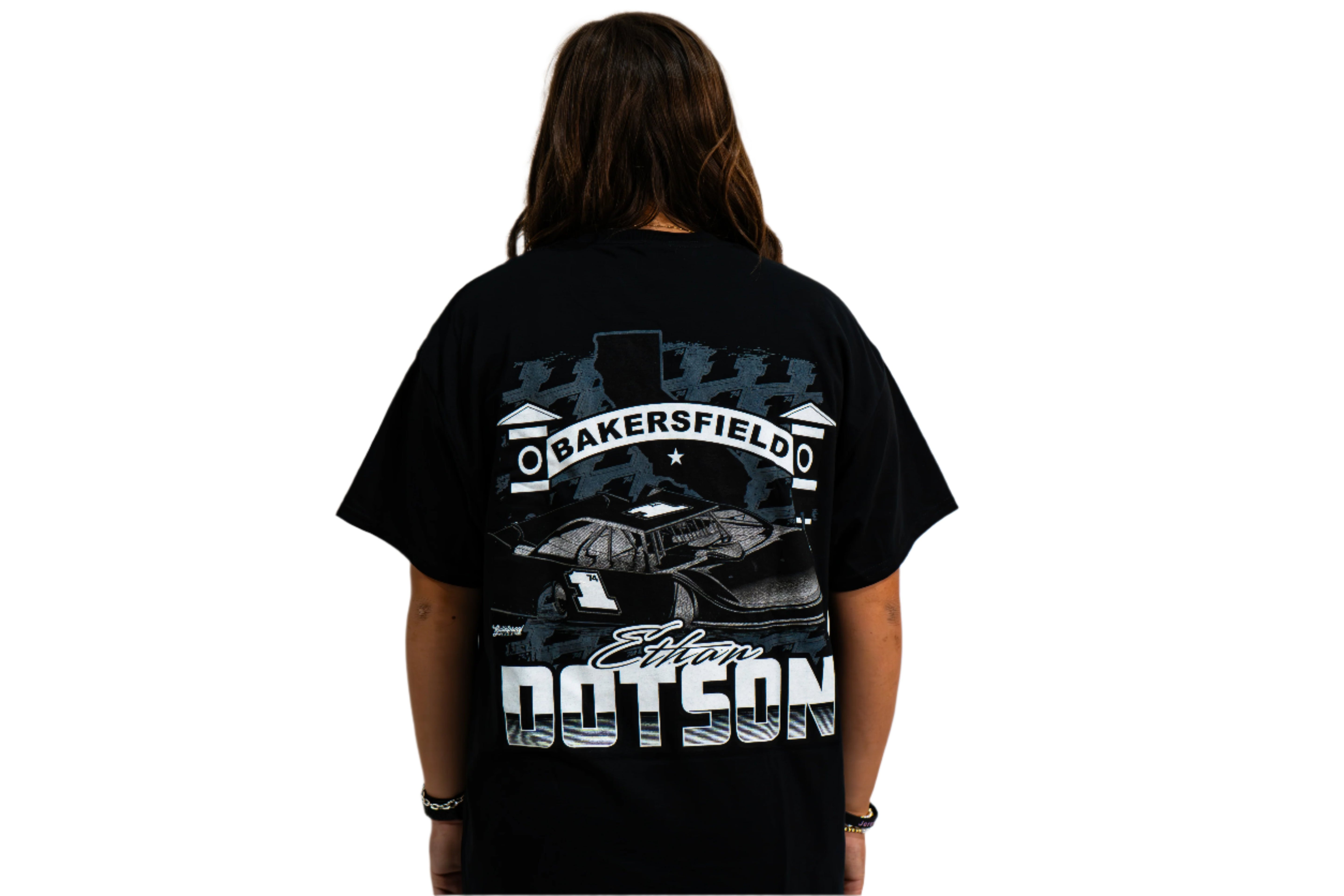 Ethan Dotson Black Bakersfield Tee