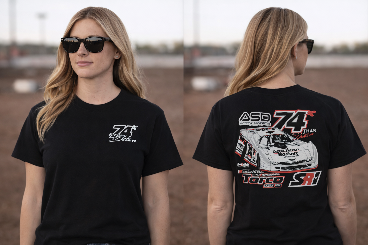 ASD-Ethan Dotson Black Team Tee