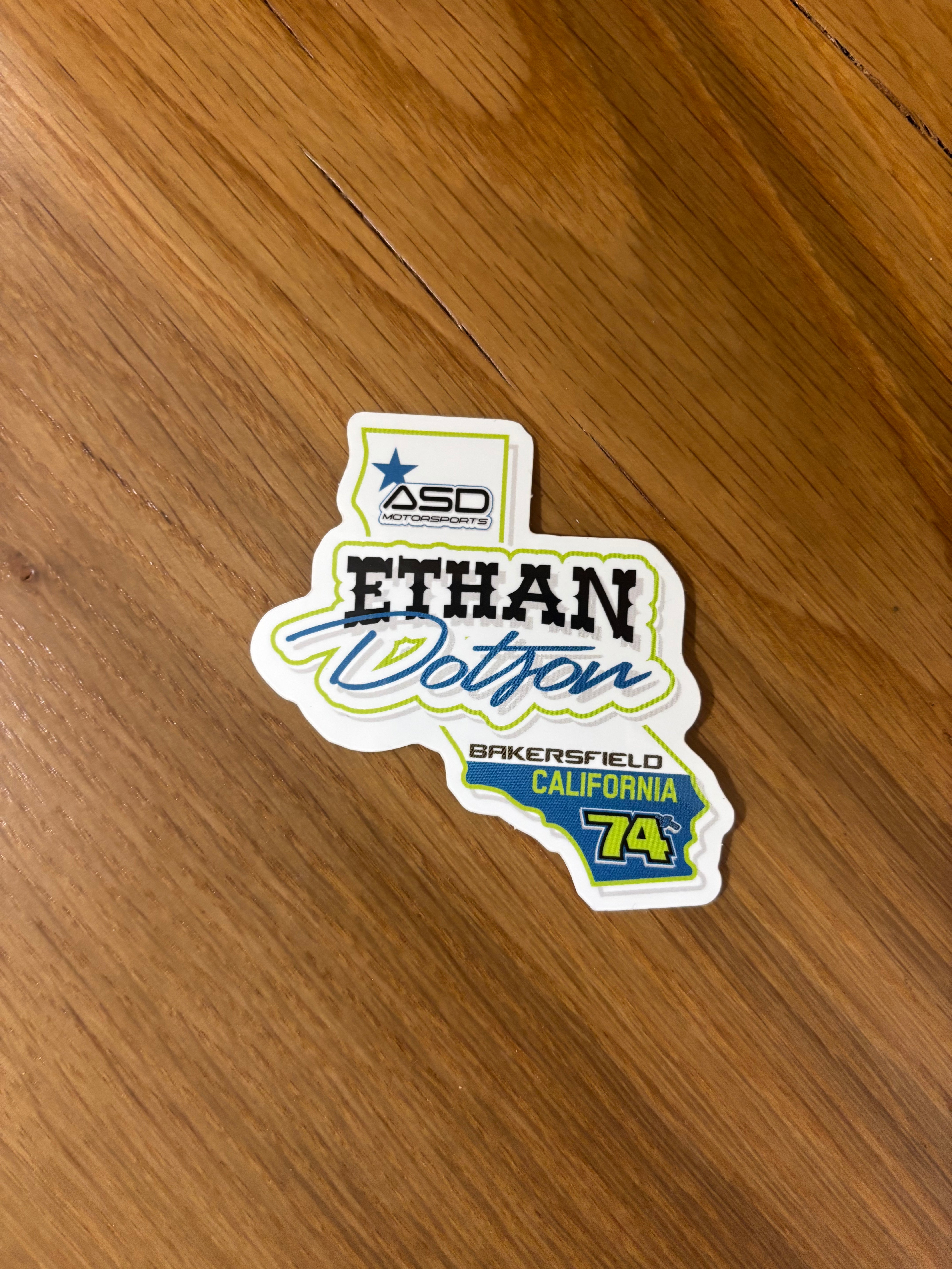 Bakersfield Neon Sticker