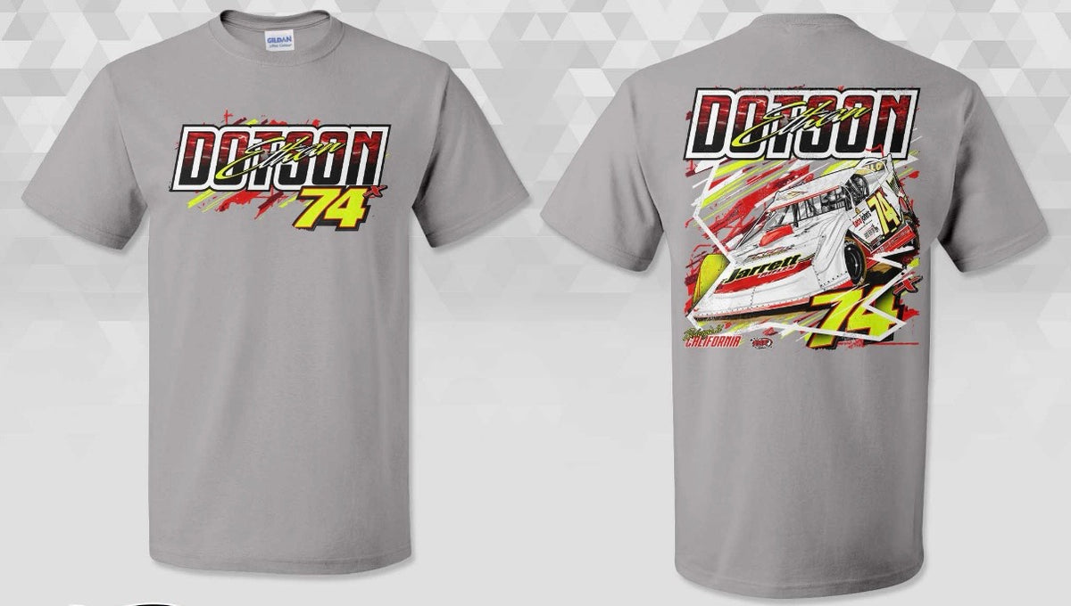 2026 Ethan Dotson 74x Car short sleeve Tee Gray