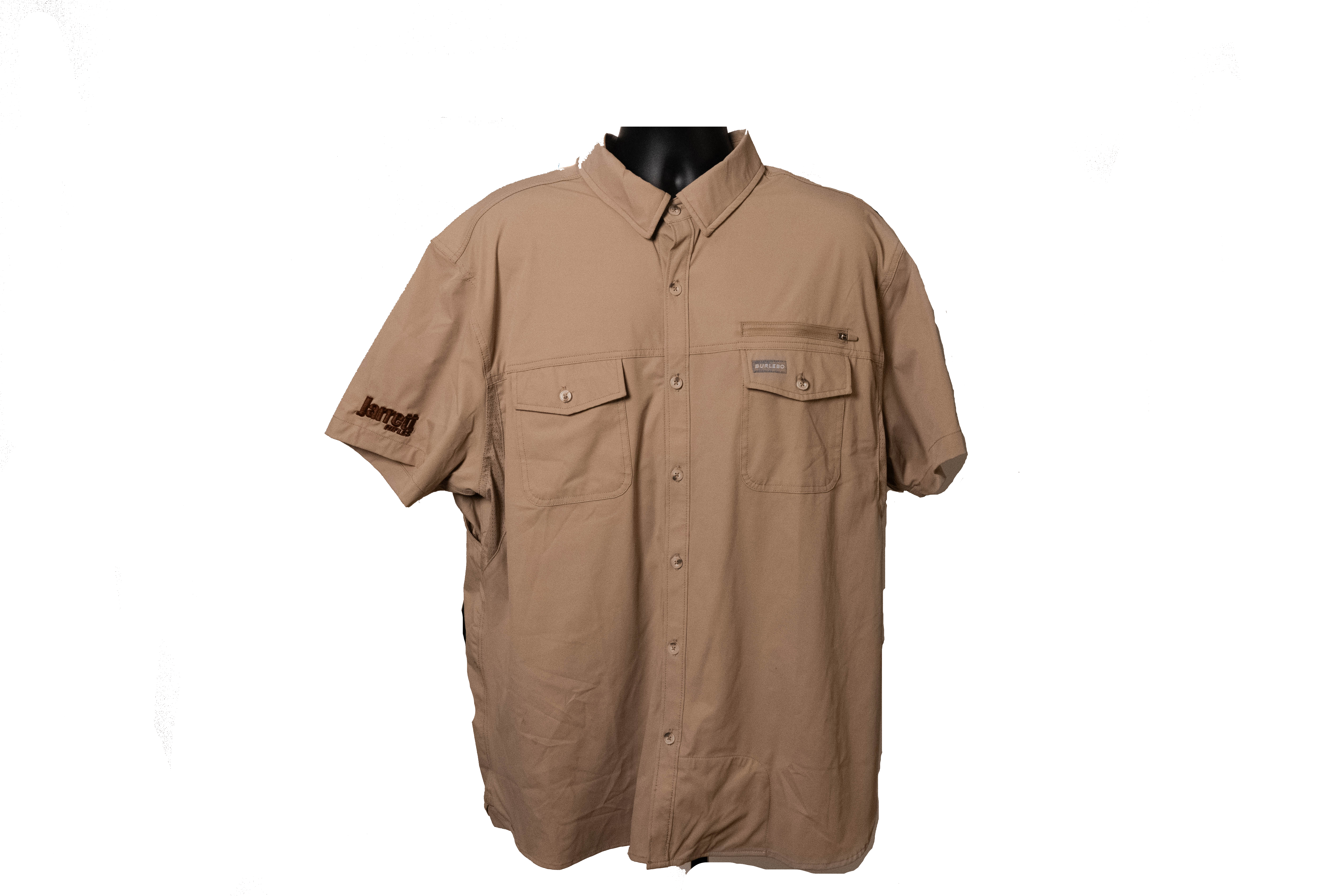 Burlebo Performance Outdoor Button Up - Cobblestone
