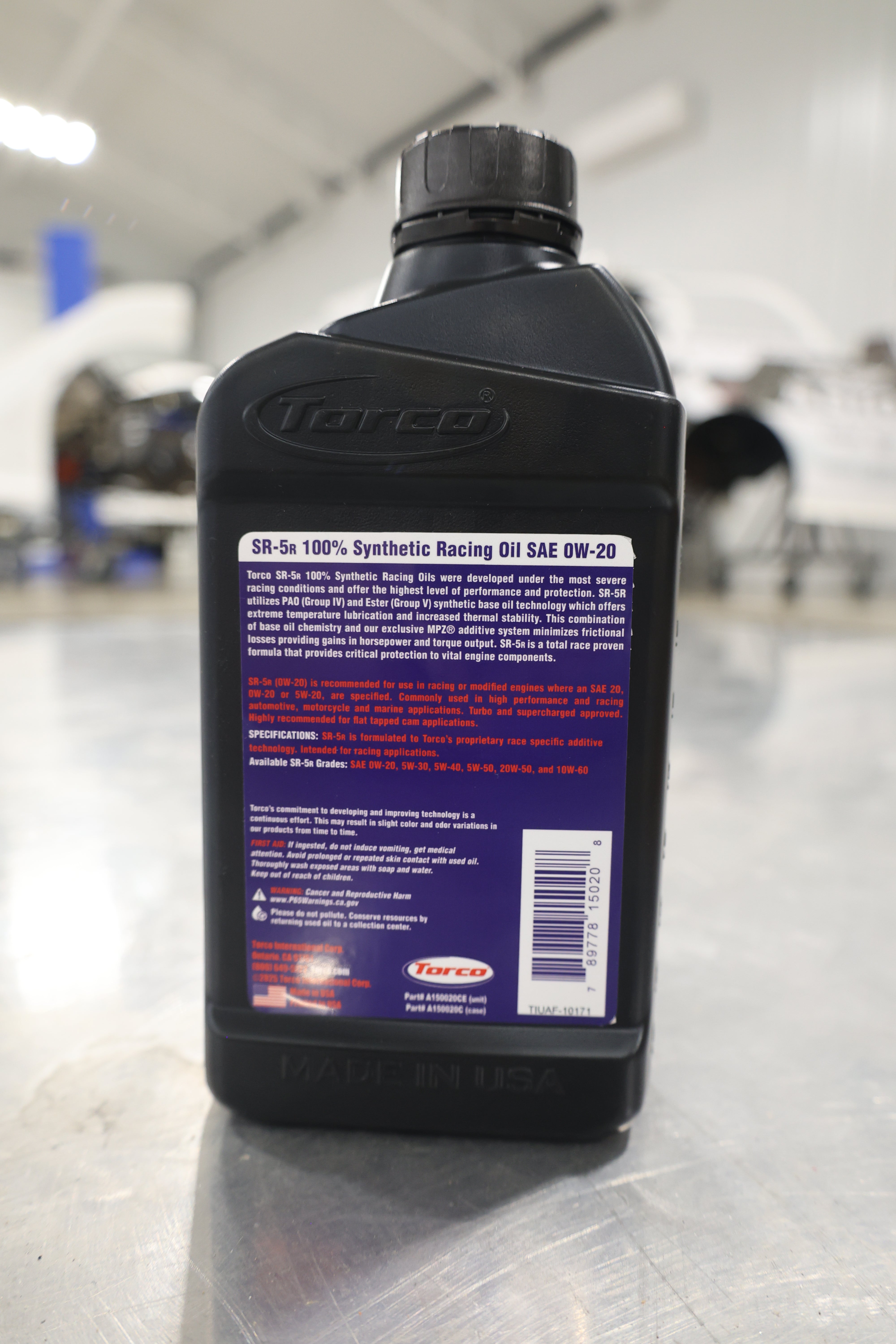 SR-5R Synthetic Racing Oil Single Liter