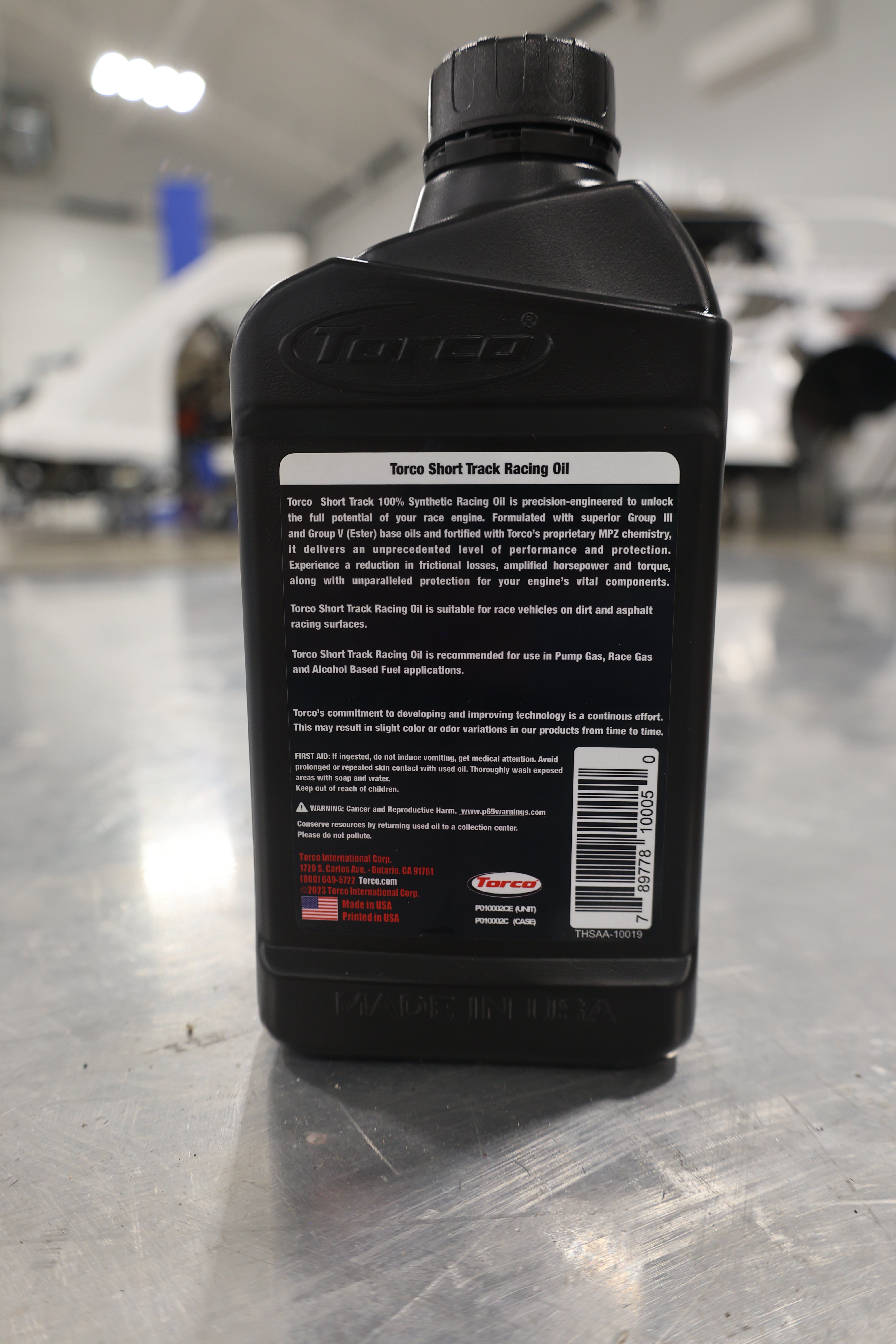 Torco Short Track Racing Oil Single Liter
